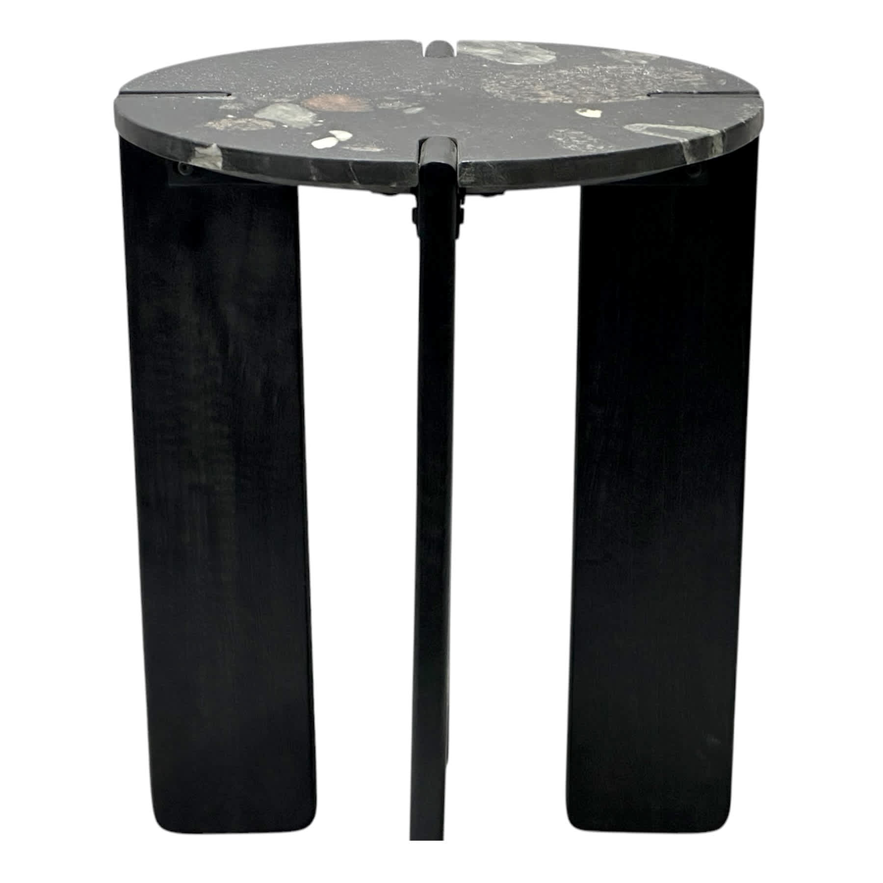 Eleanor Accent Table, Black Marble