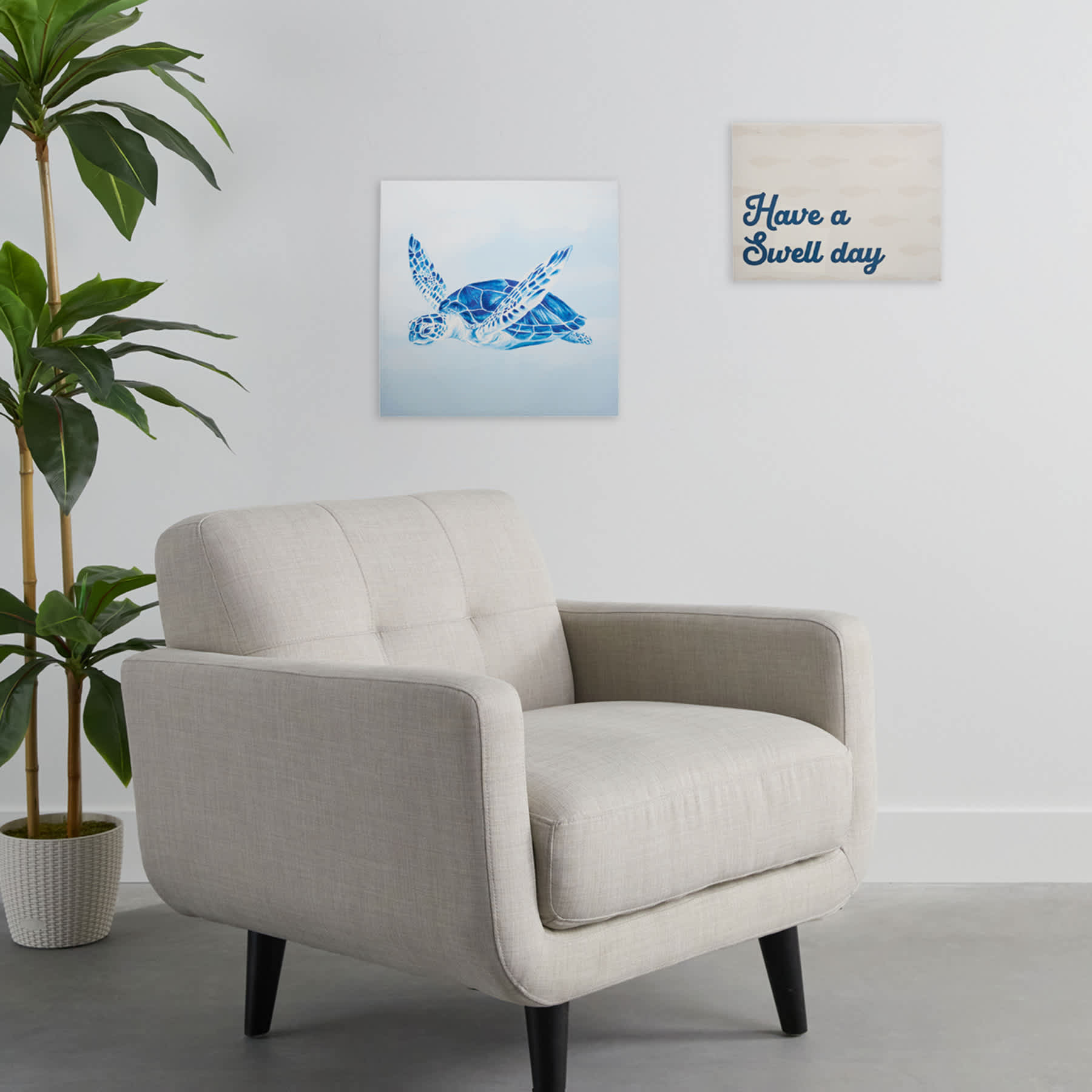 Honeybloom Swell Day Canvas Wall Art, 12x16