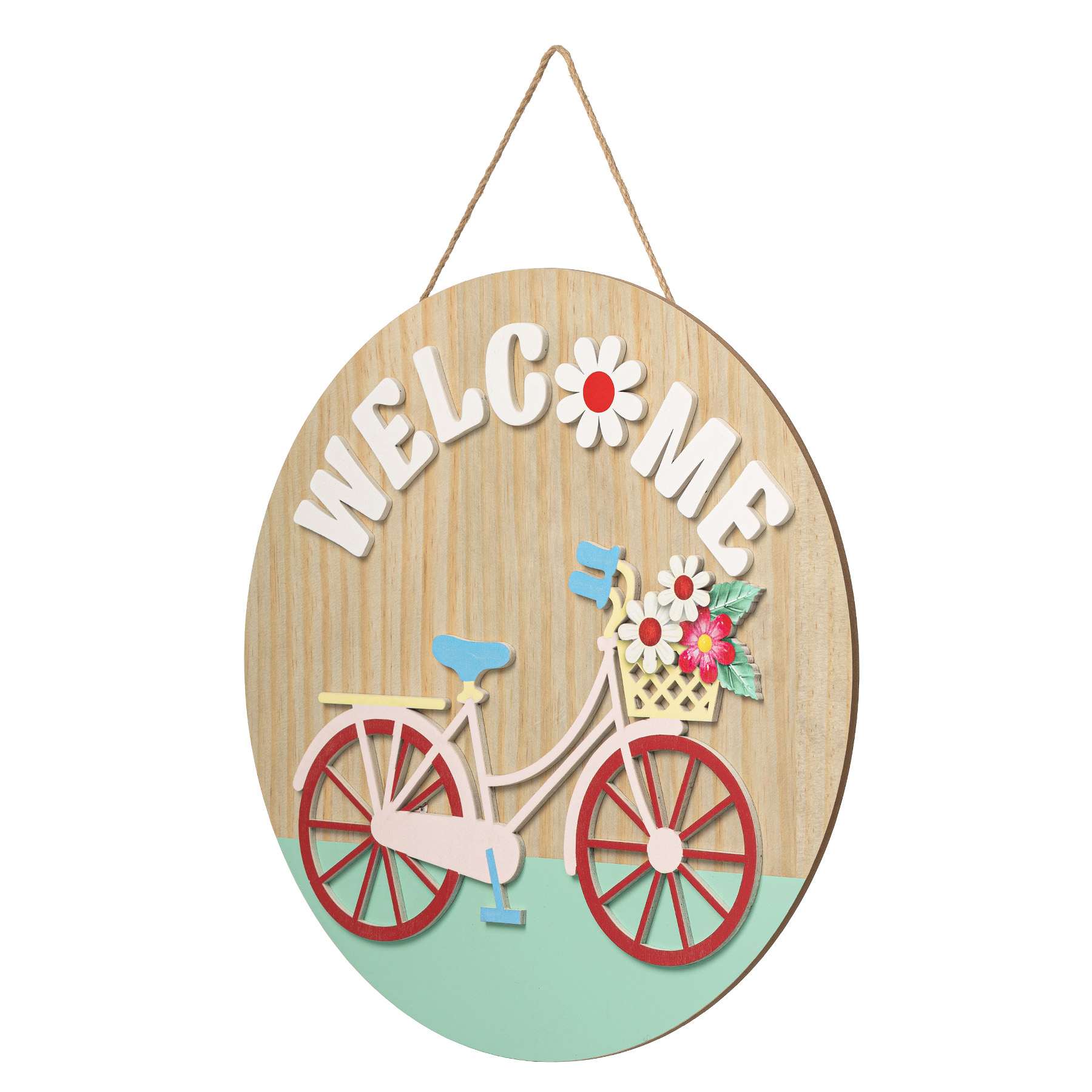 Sunny Club Bicycle Outdoor Wall Decor, 16"