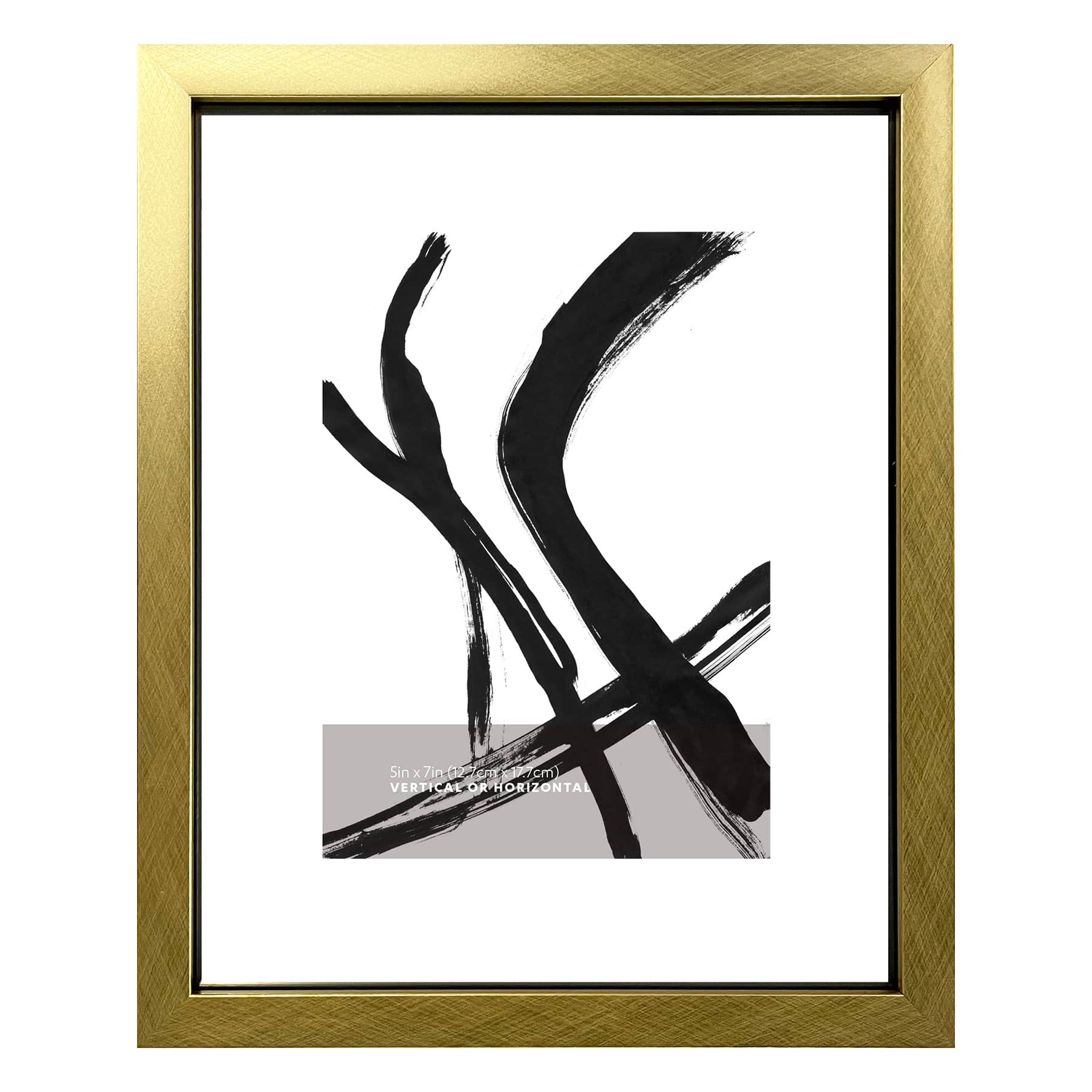 Gold Floating Wall Frame, 8x10