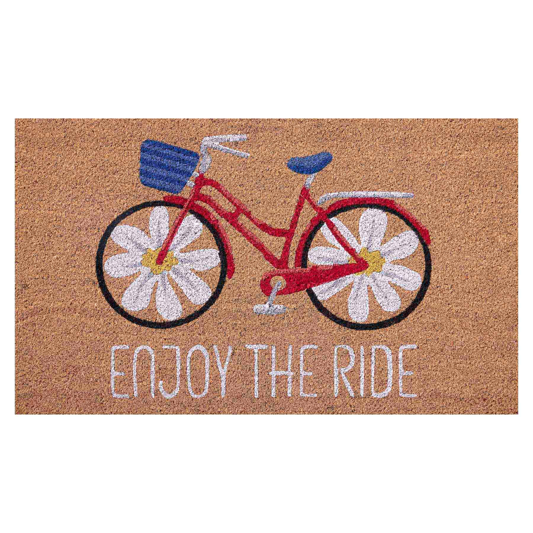 Enjoy the Ride Bike Coir Mat, 18x30