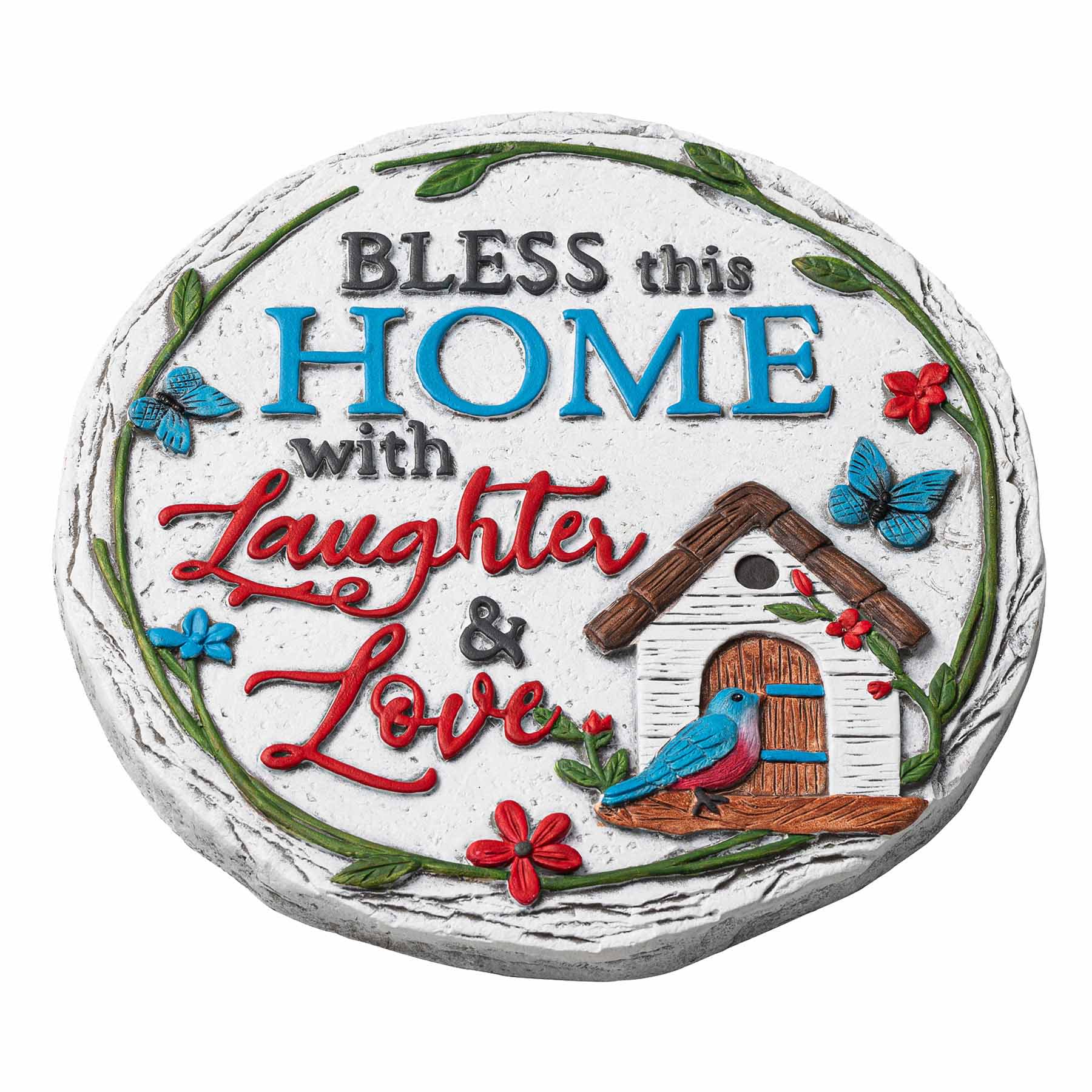 Birdhouse Outdoor Stepping Stone, 10"