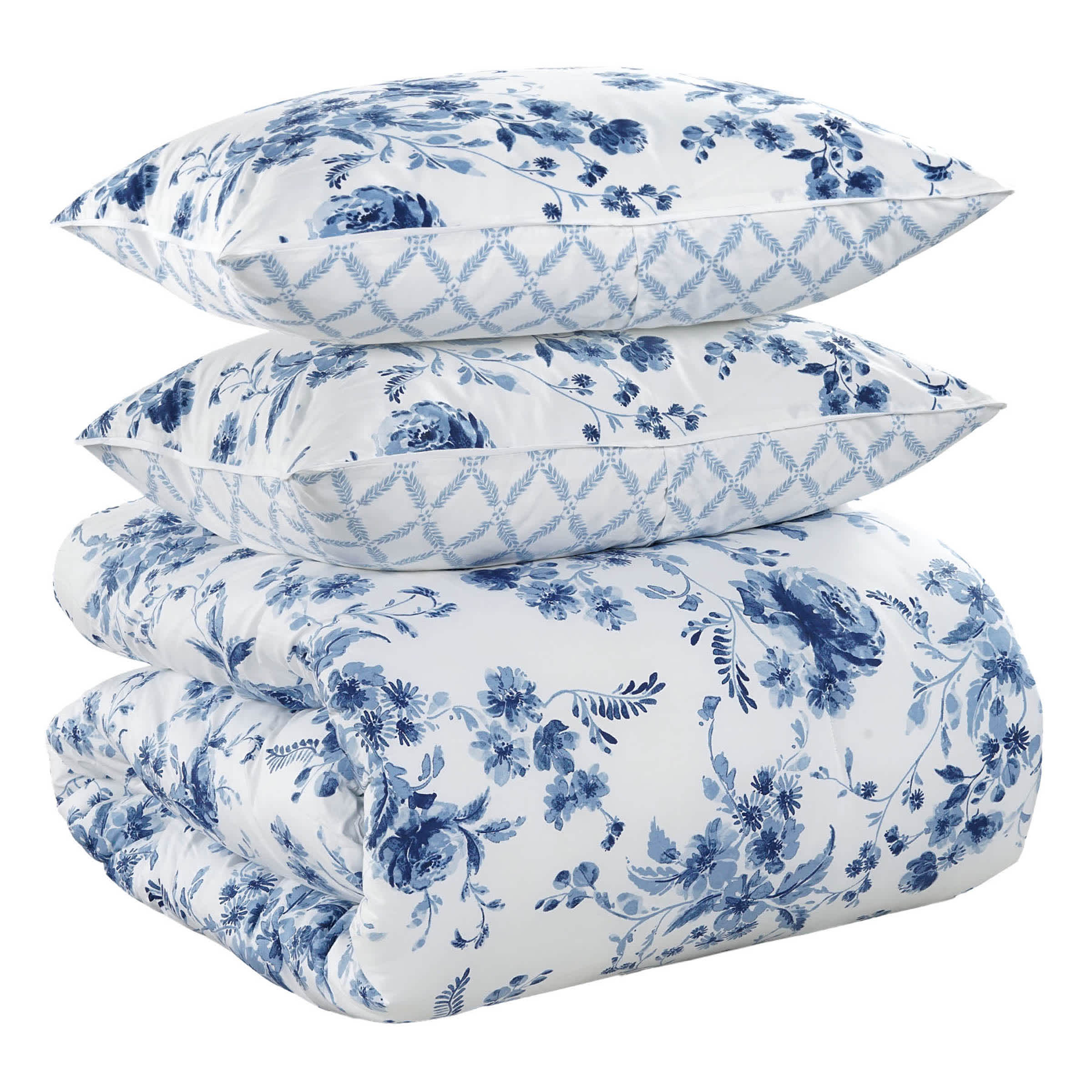 Providence Navy Blue Bedding Set