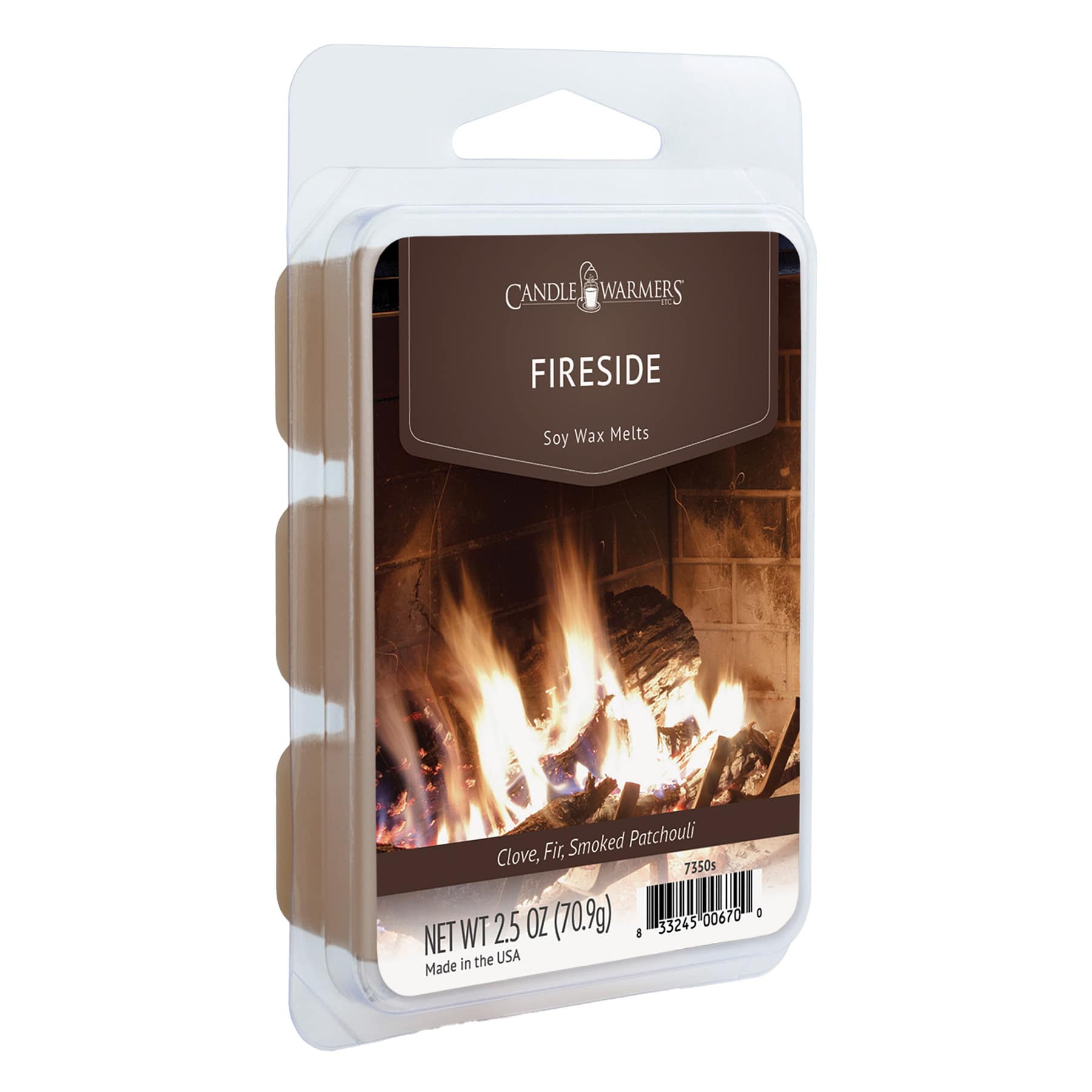 Fireside Scented Wax Melts, 2.5oz