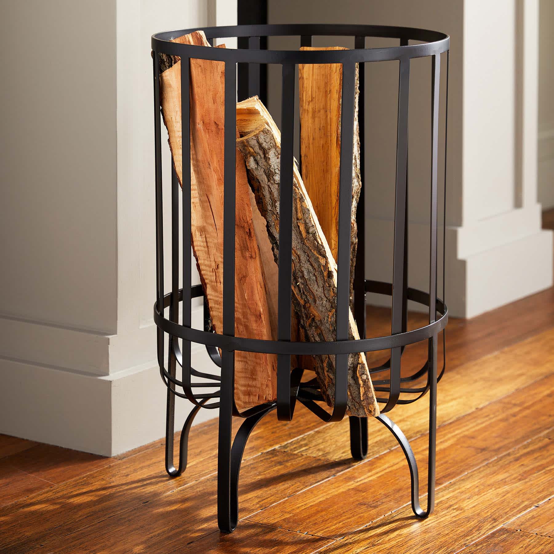 Black Metal Basket, 14x22