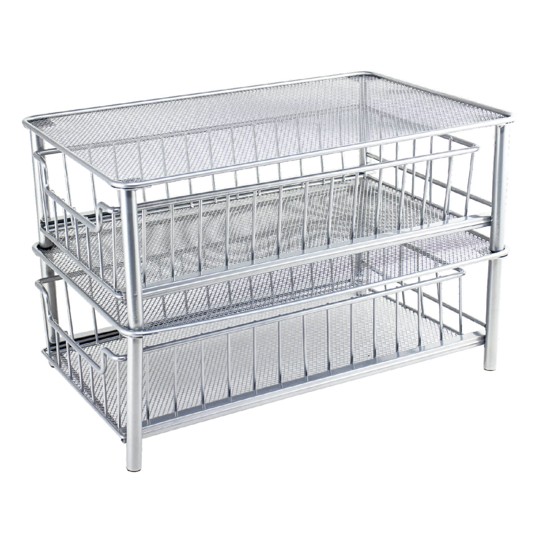 Silver Metal Under the Sink Storage, Small