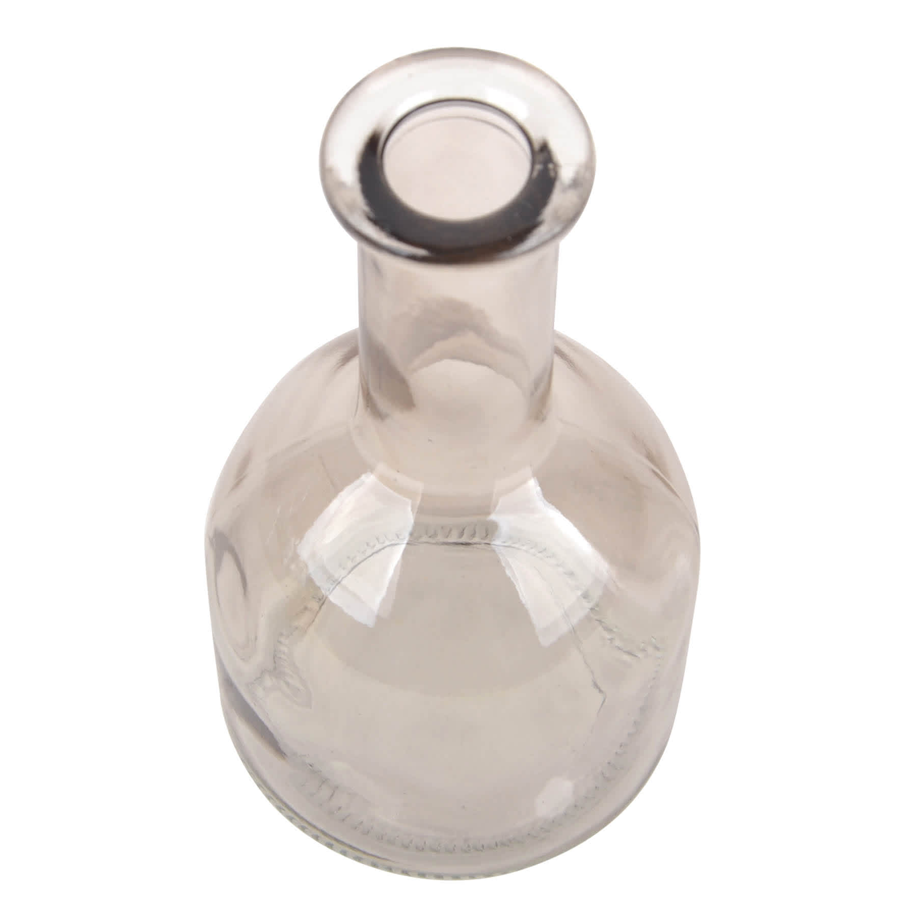 Brown Glass Bud Vase, 6.5"