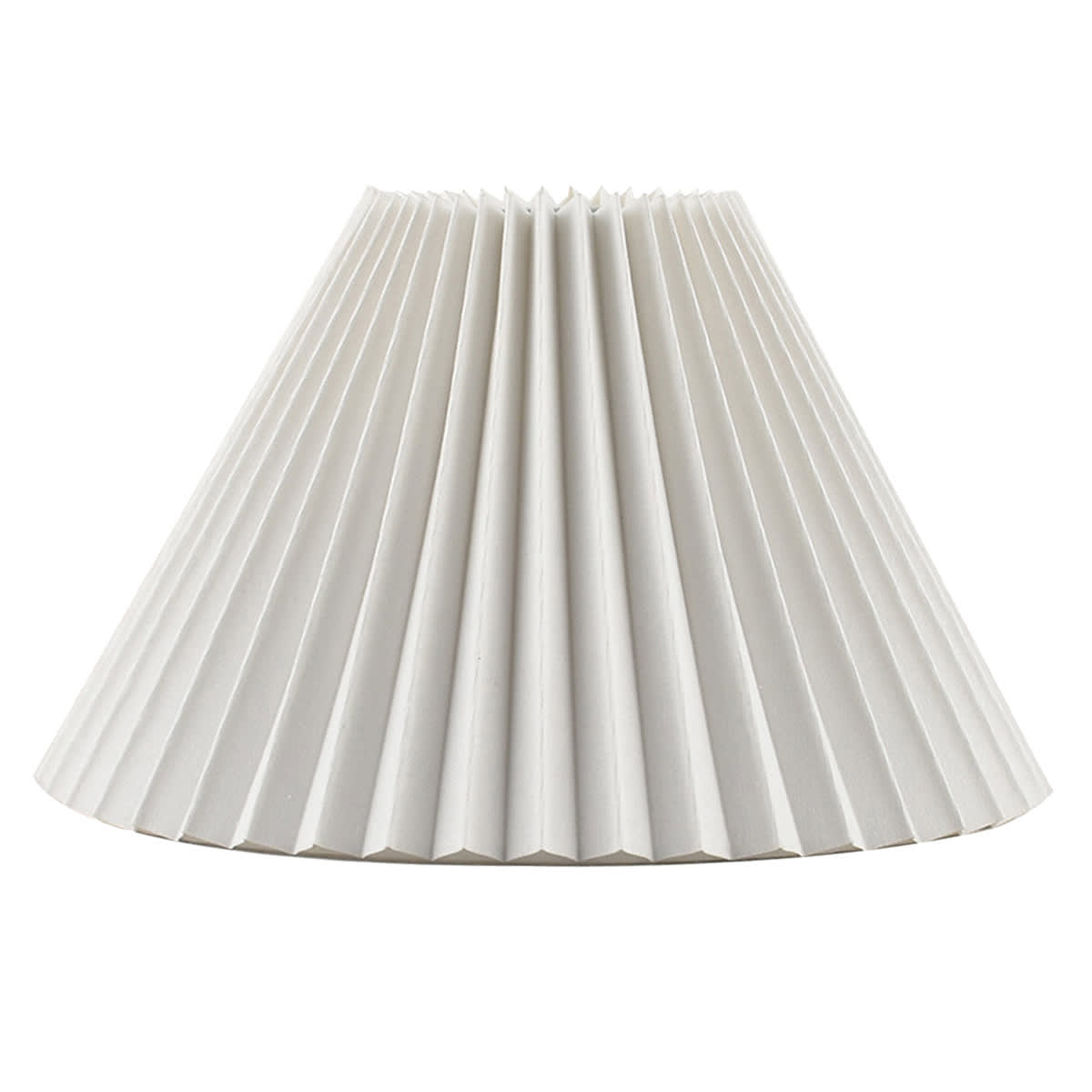 Honeybloom White Pleated Small Table Lamp Shade, 5x12x8
