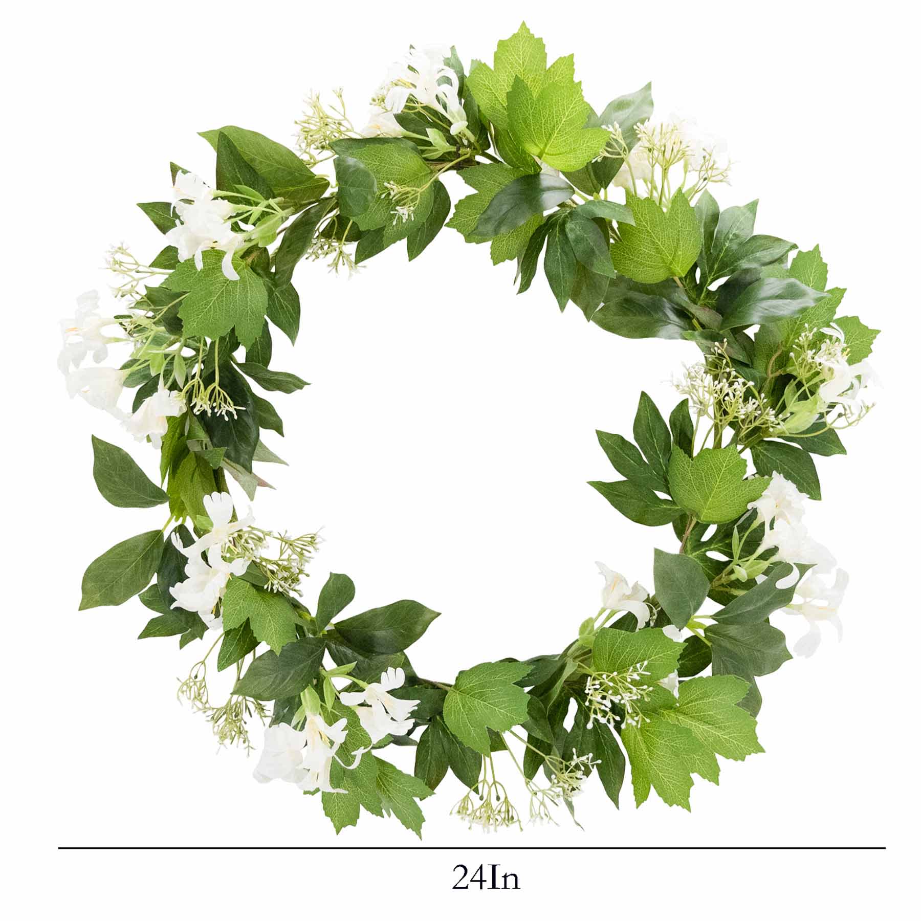 Mixed Floral Wreath, 24"