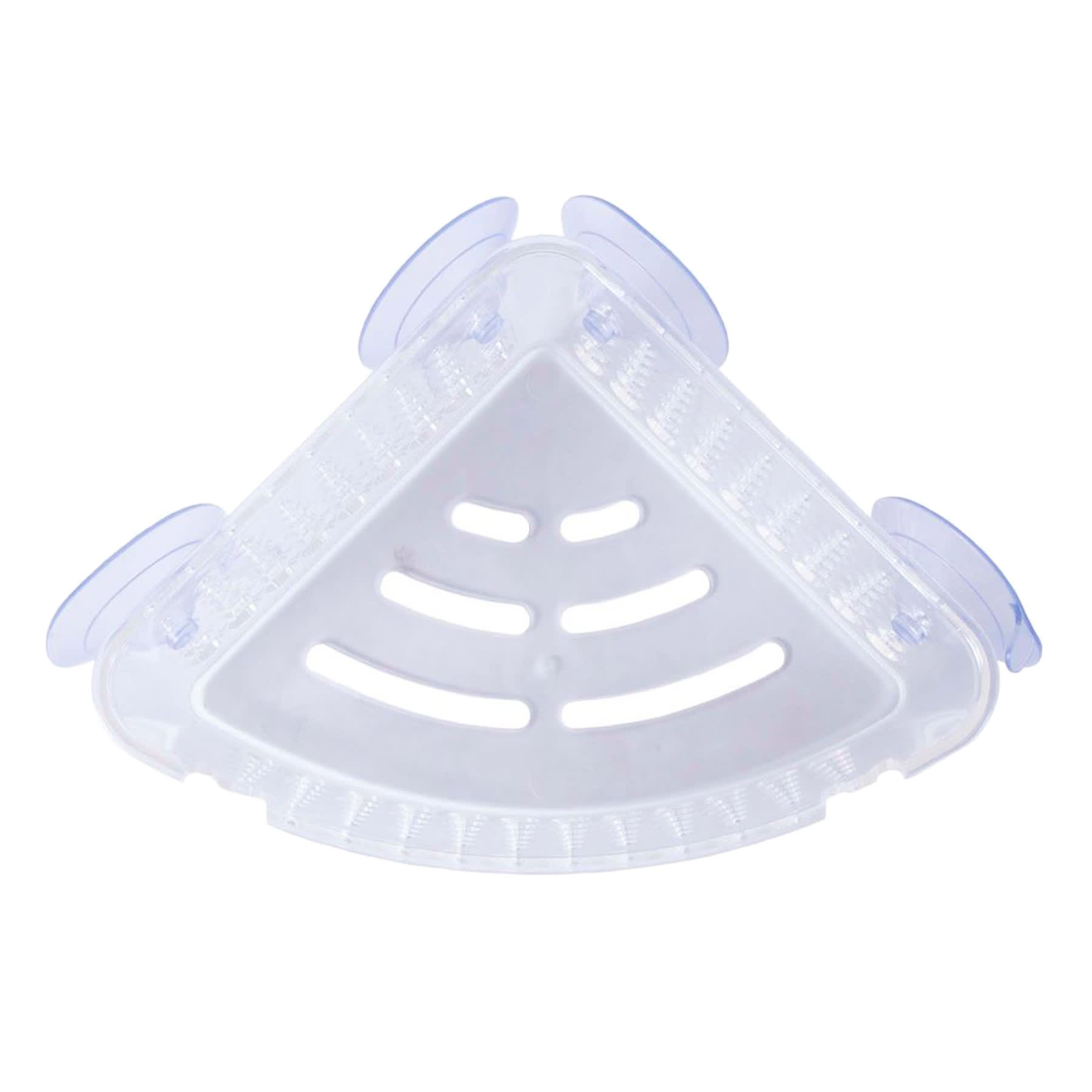 Suction Cup Corner Basket, Clear