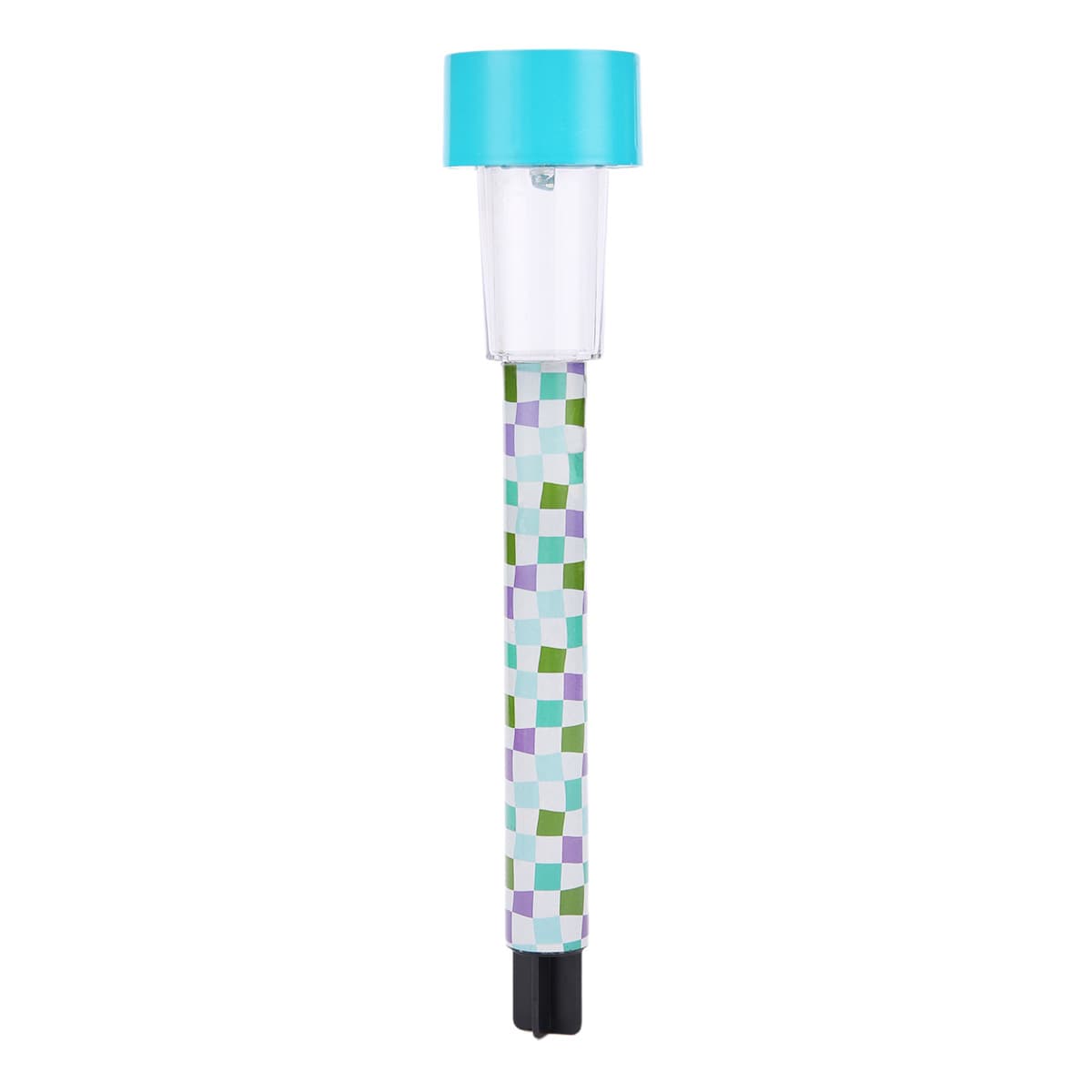 Solar Blue Wavy Check Rocket Light