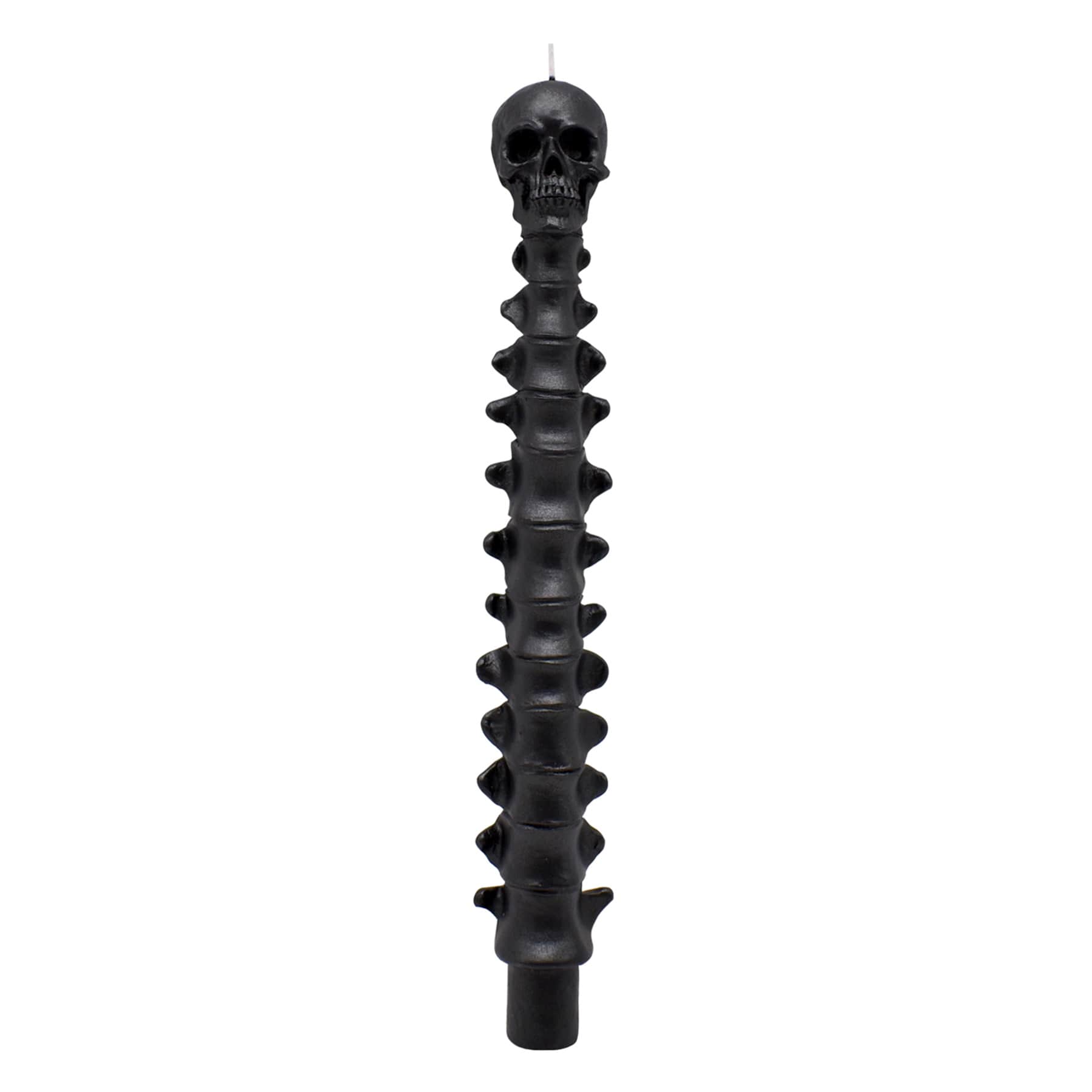Skull Spine Bleeder Taper Candle, 10"