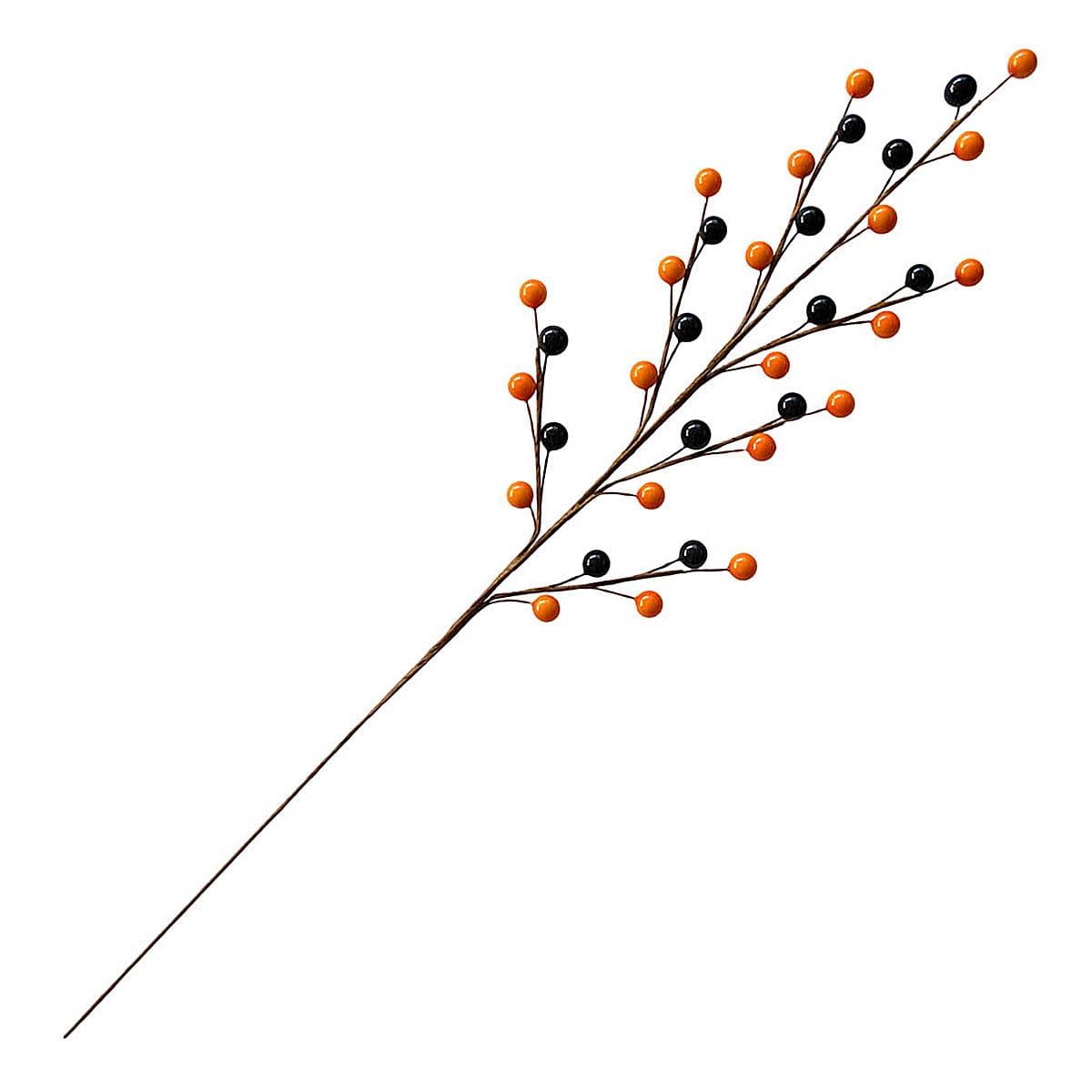 3-Pack Orange & Black Berry Stem, 19"