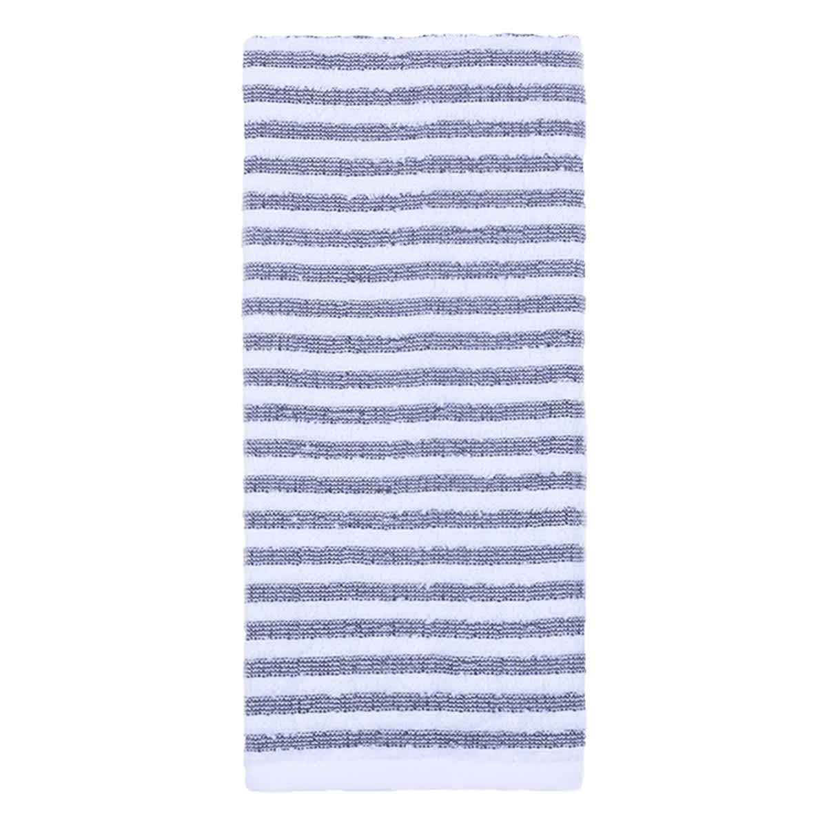 Essential Striped Black Hand Towel, 16x26