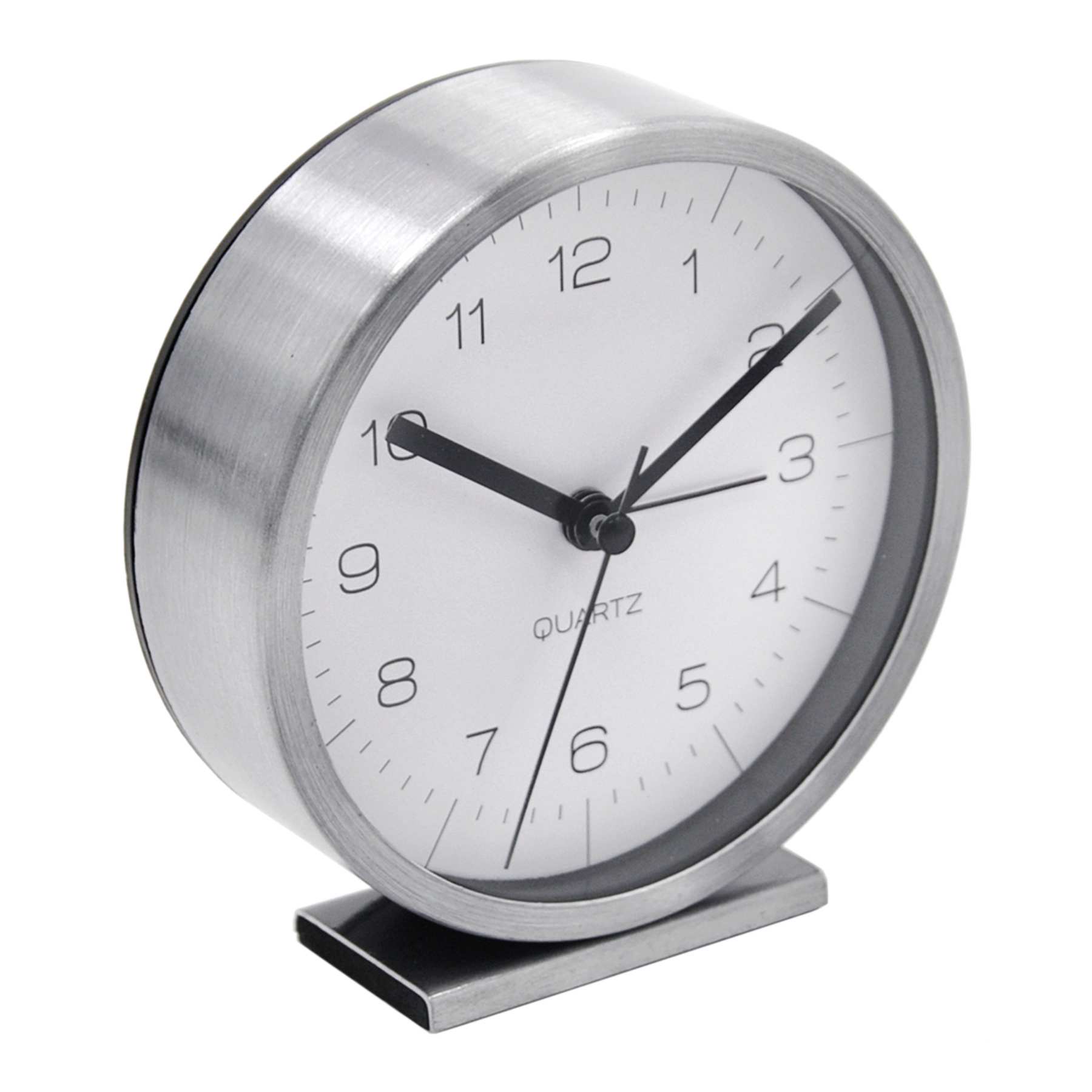Metal Round Table Clock, 4.5"