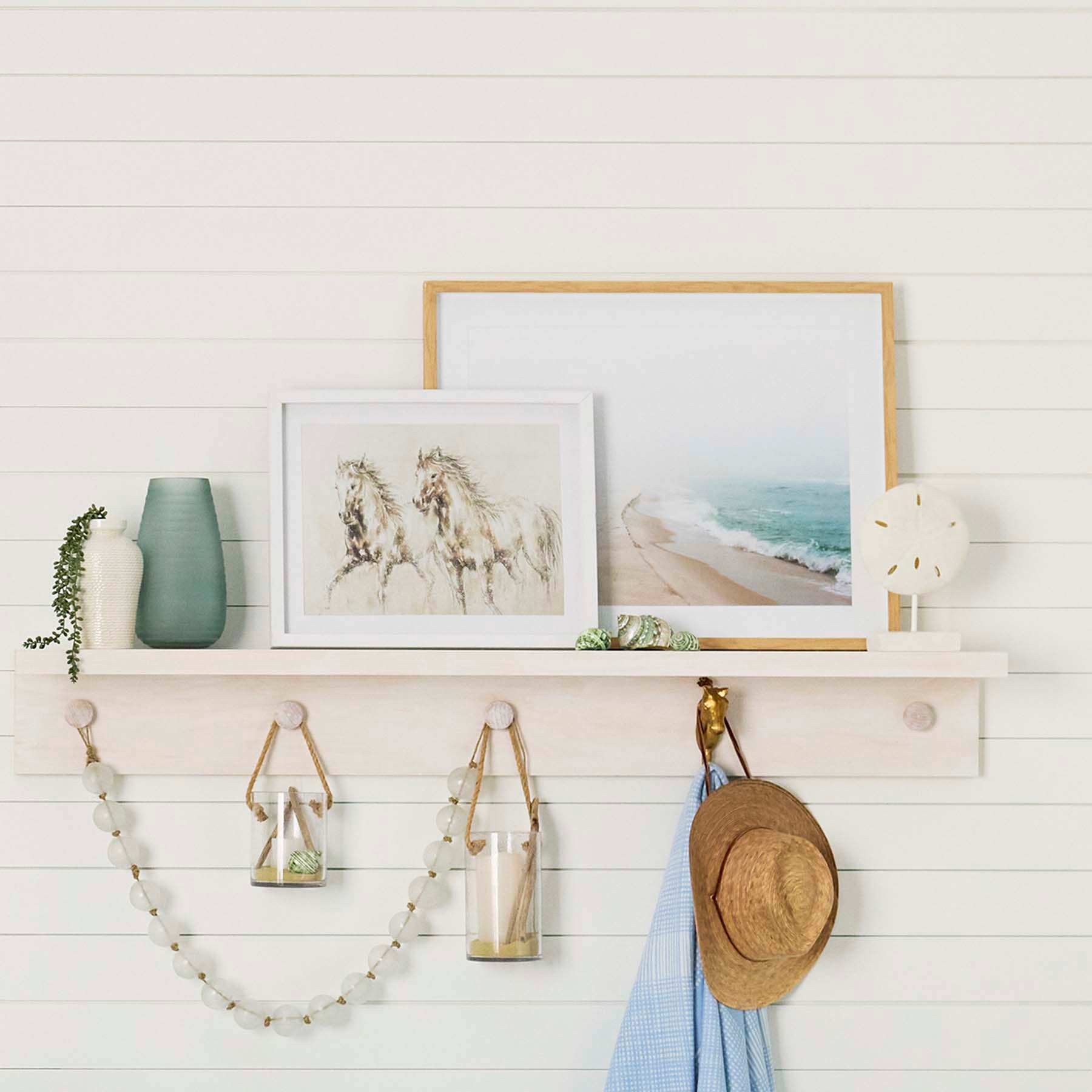 Frosted Glass Bead Garland