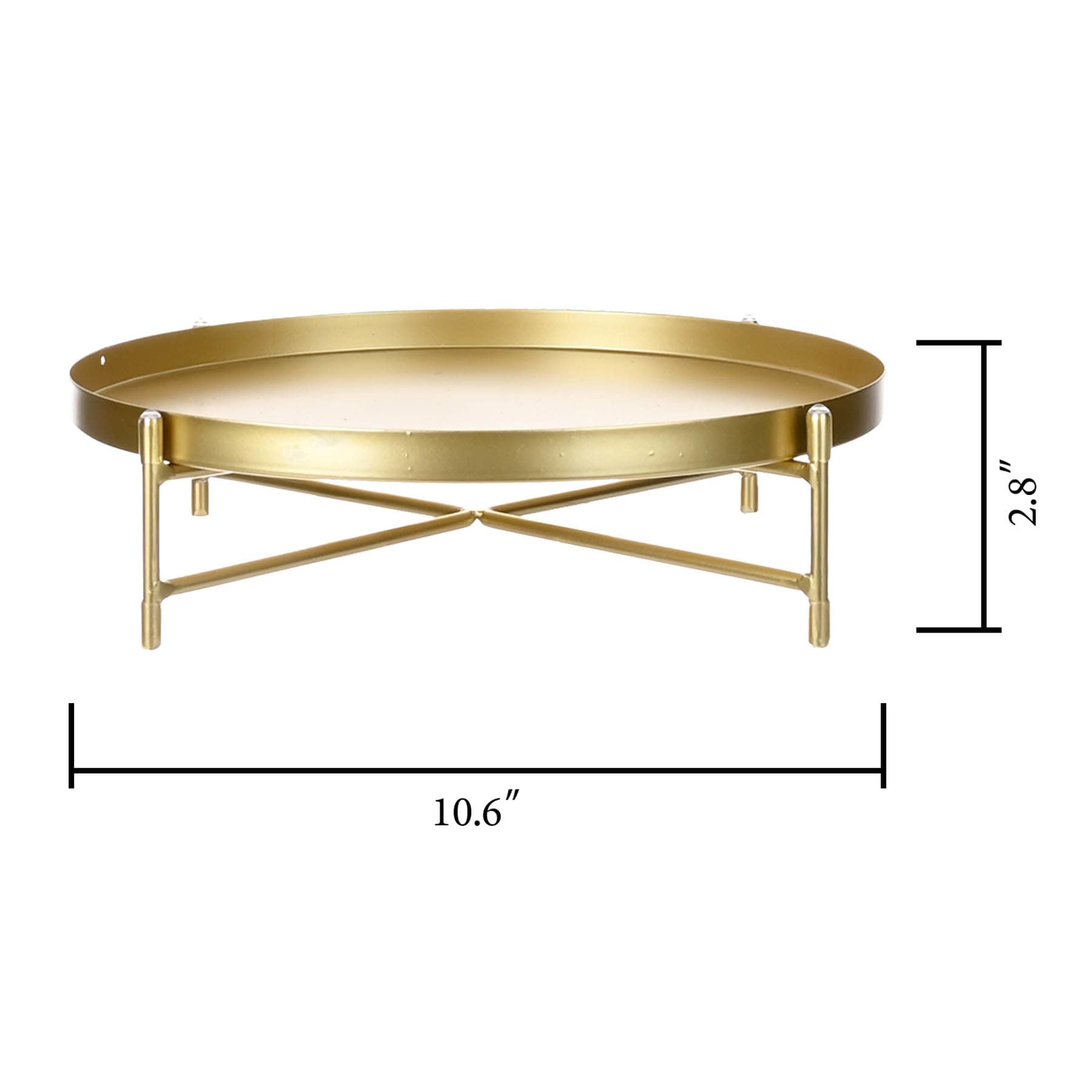 Gold Metal Plant Riser, 11"
