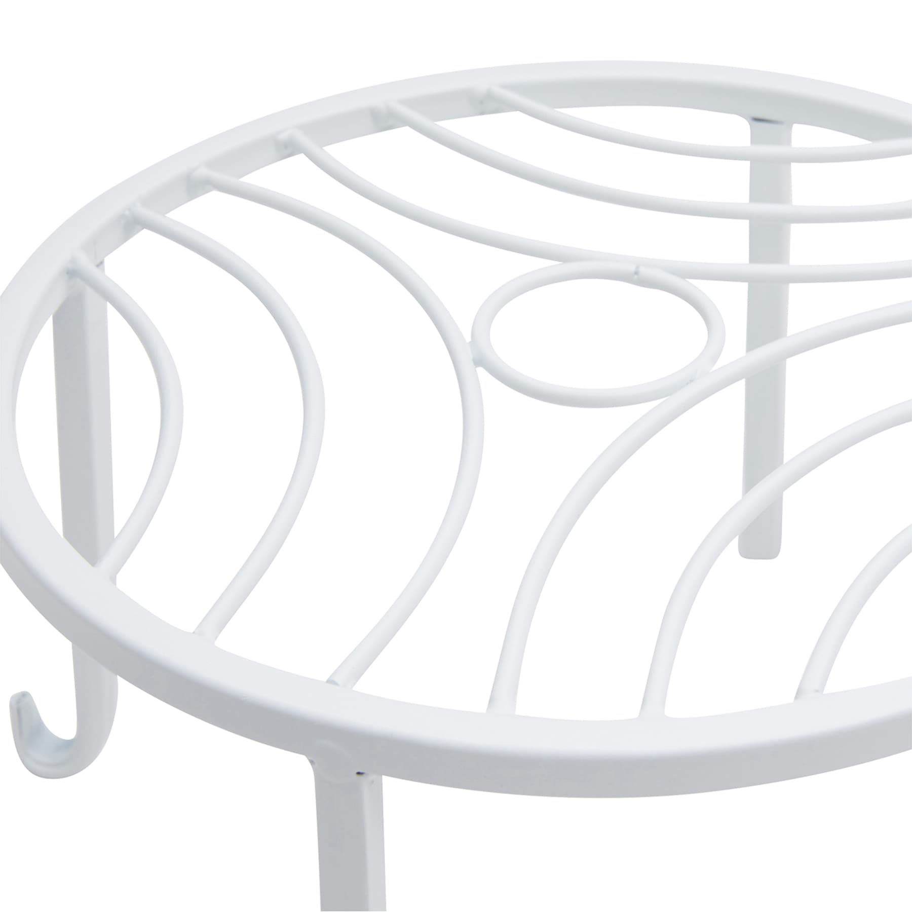 White Plant Riser, Small