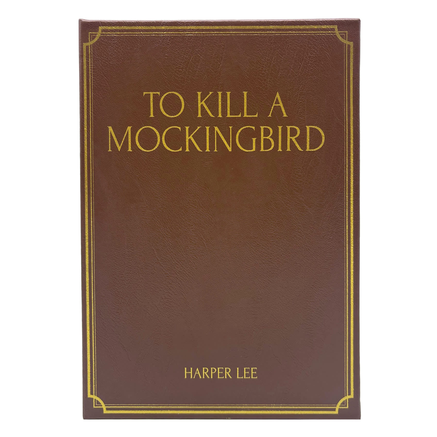 To Kill a Mockingbird Green Faux Leather Book Box, 11"