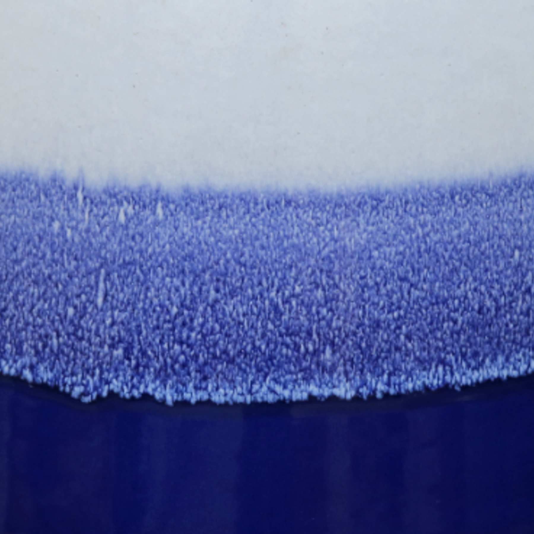 Blue Top Reactive Glaze Outdoor Planter, Large