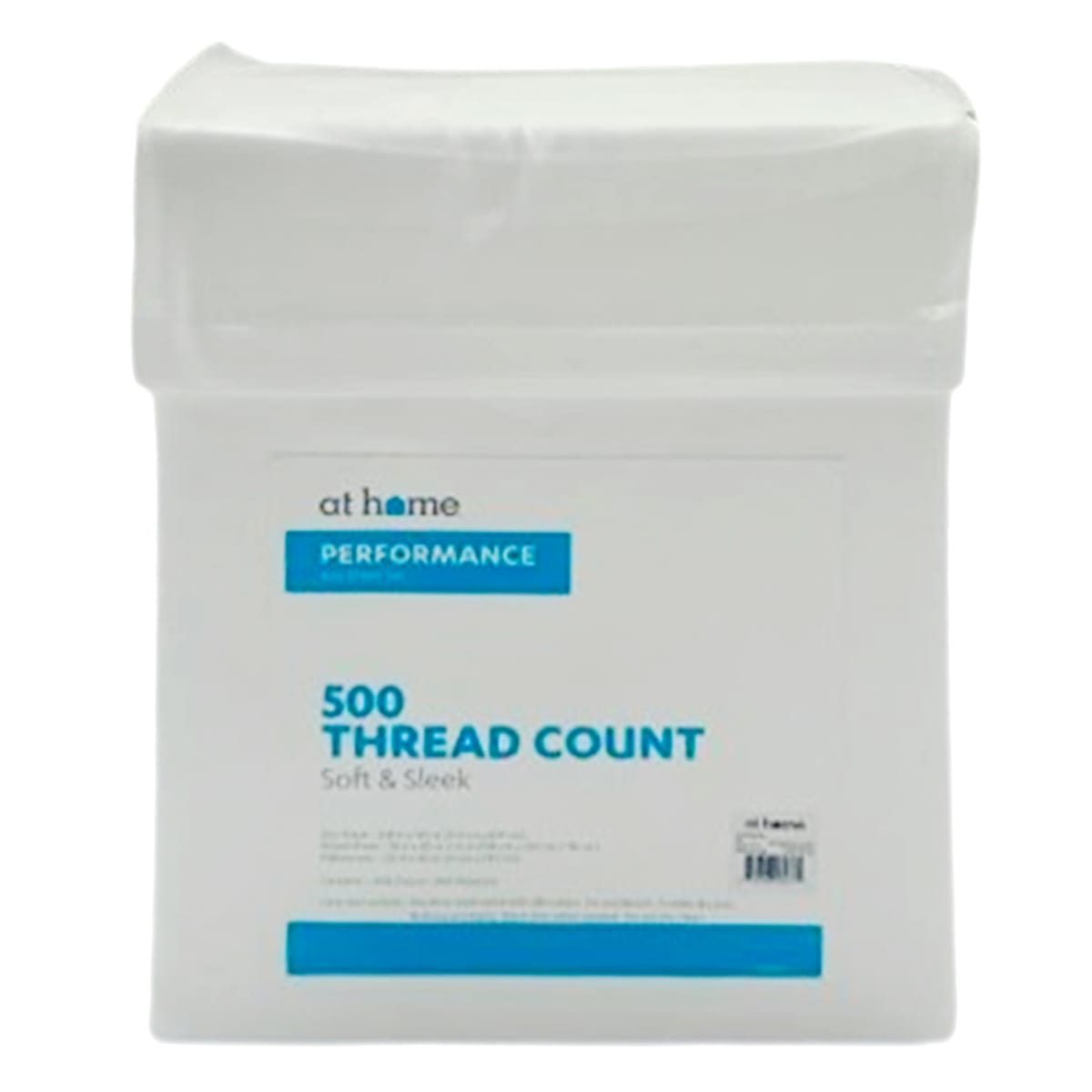 4-Piece White 500 Thread Count Cotton Blend Sheet Set, King