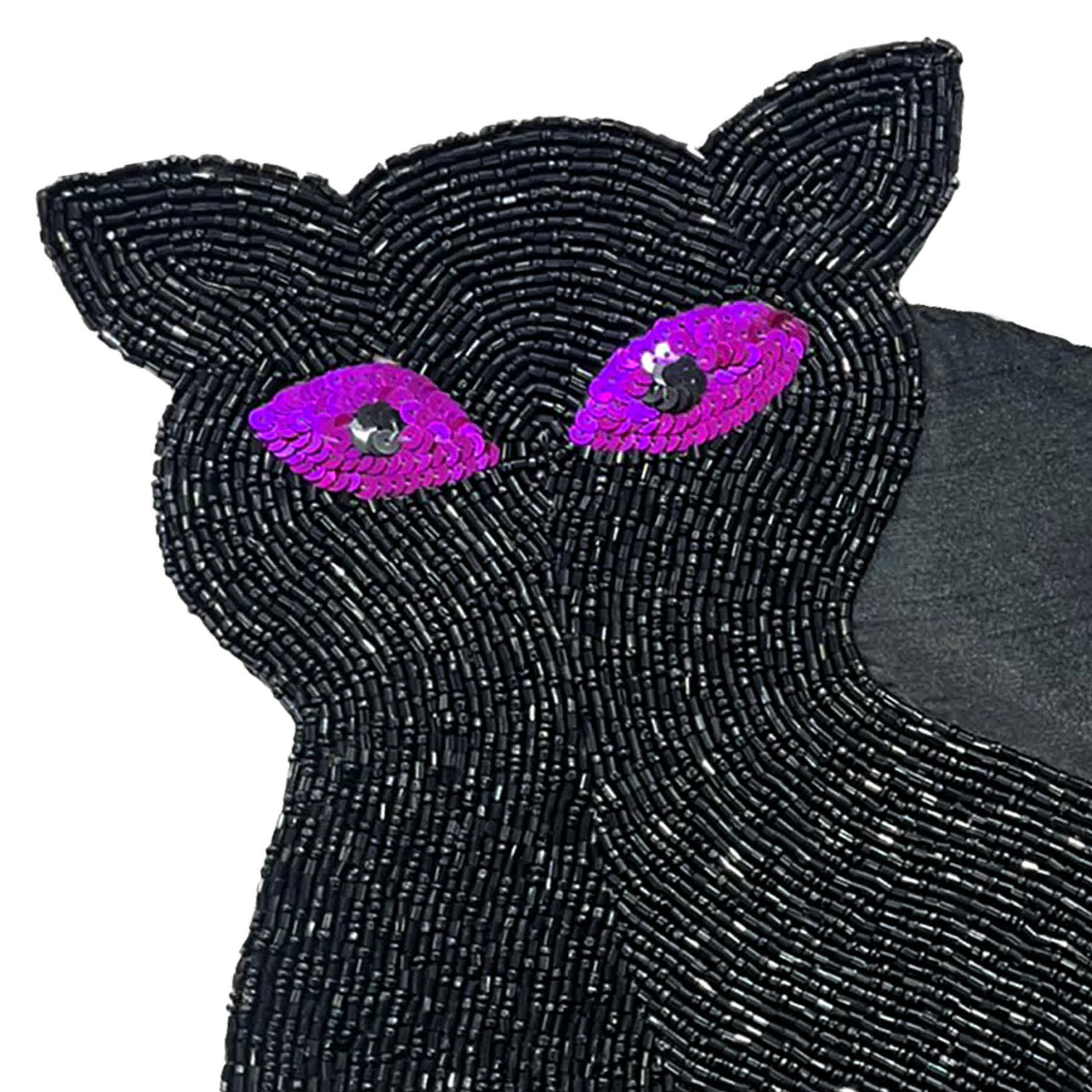 Fully Beaded Cat Placemat