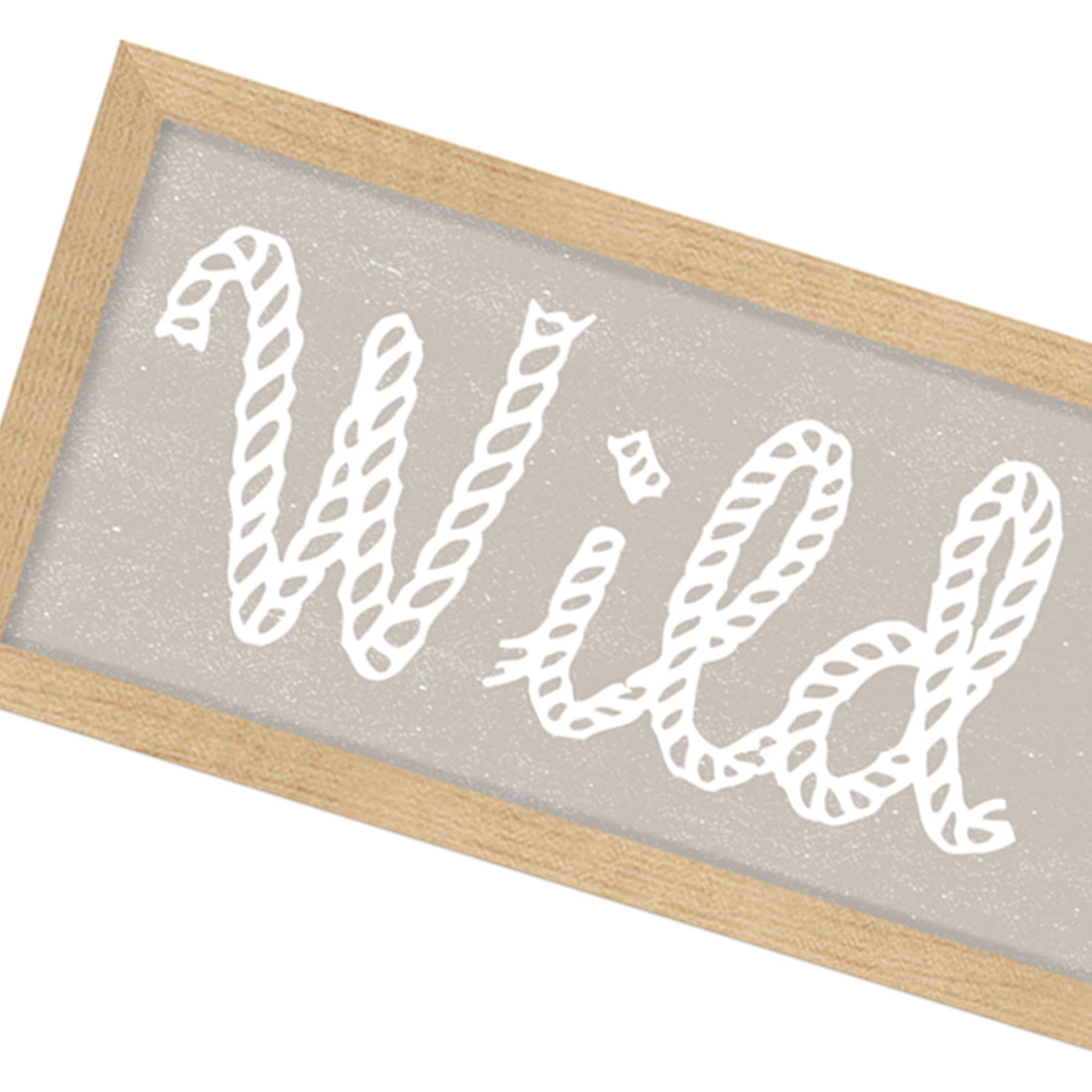 Wild West Framed Wooden Wall Art, 40x8