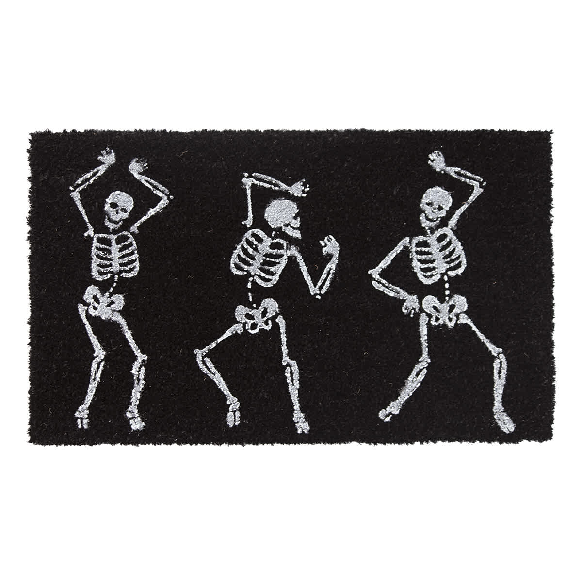 Dancing Skeletons Printed Coir Mat, 18x30