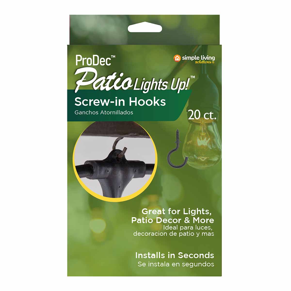 20-Count Screw in Hooks