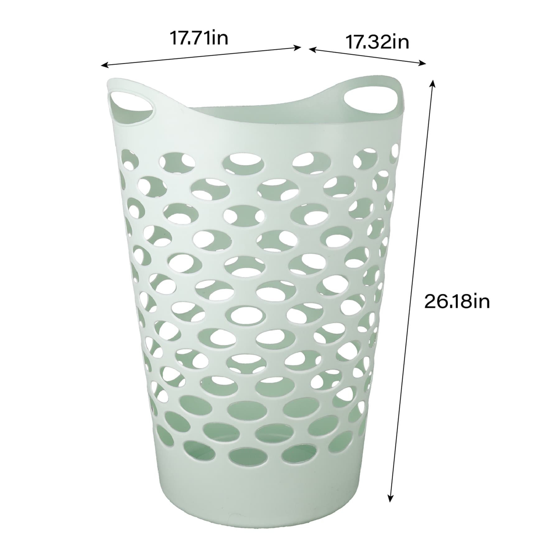 Mint Flexible Laundry Hamper, 60l