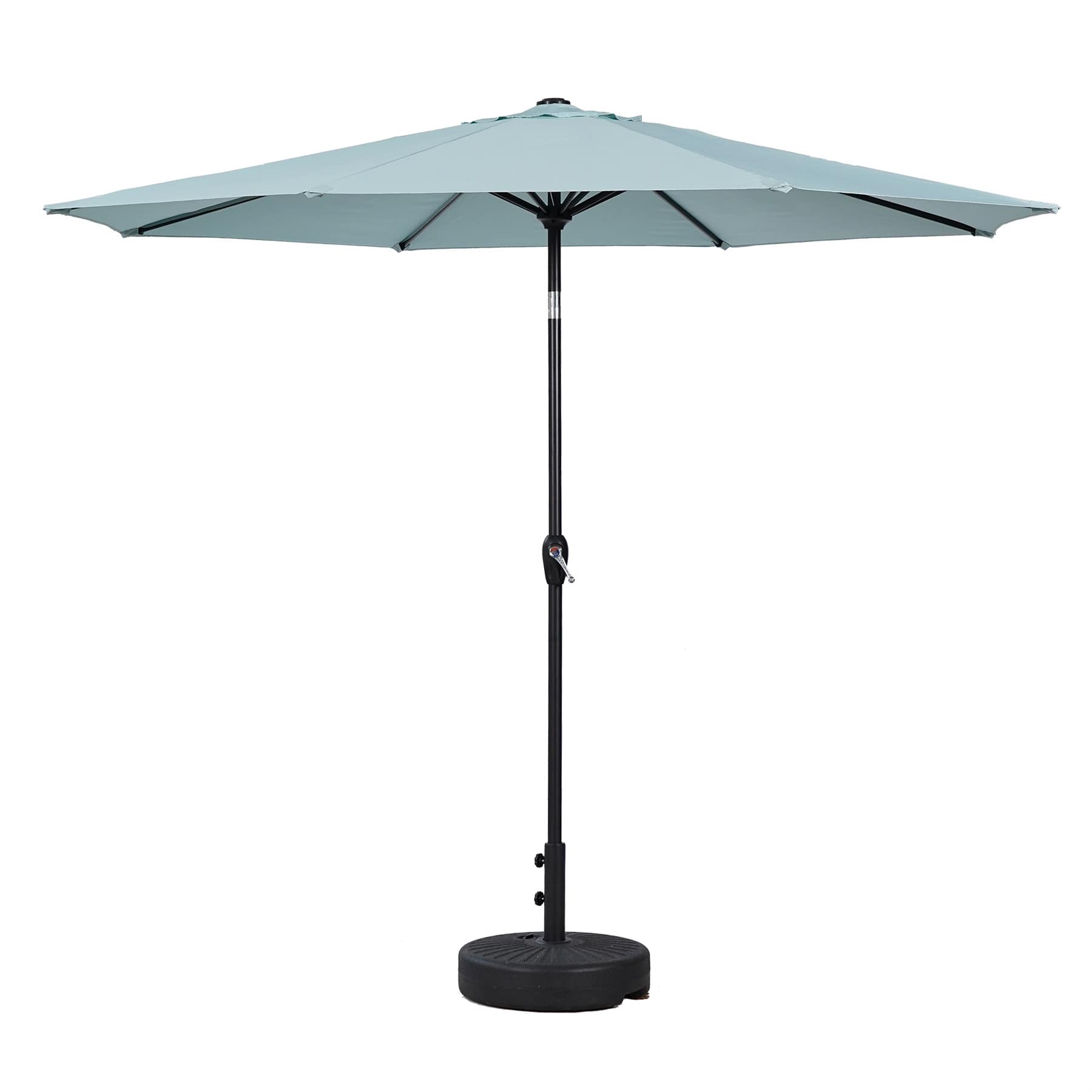 Aqua Crank & Tilt Round Patio Umbrella, 9'