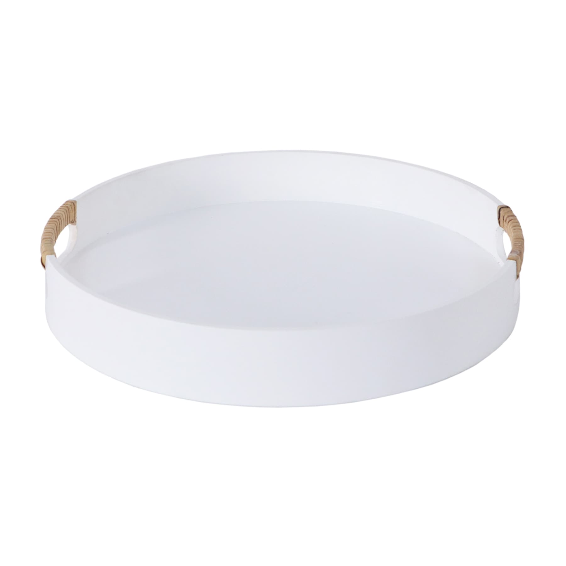 Ty Pennington White Wood Decorative Tray, Small