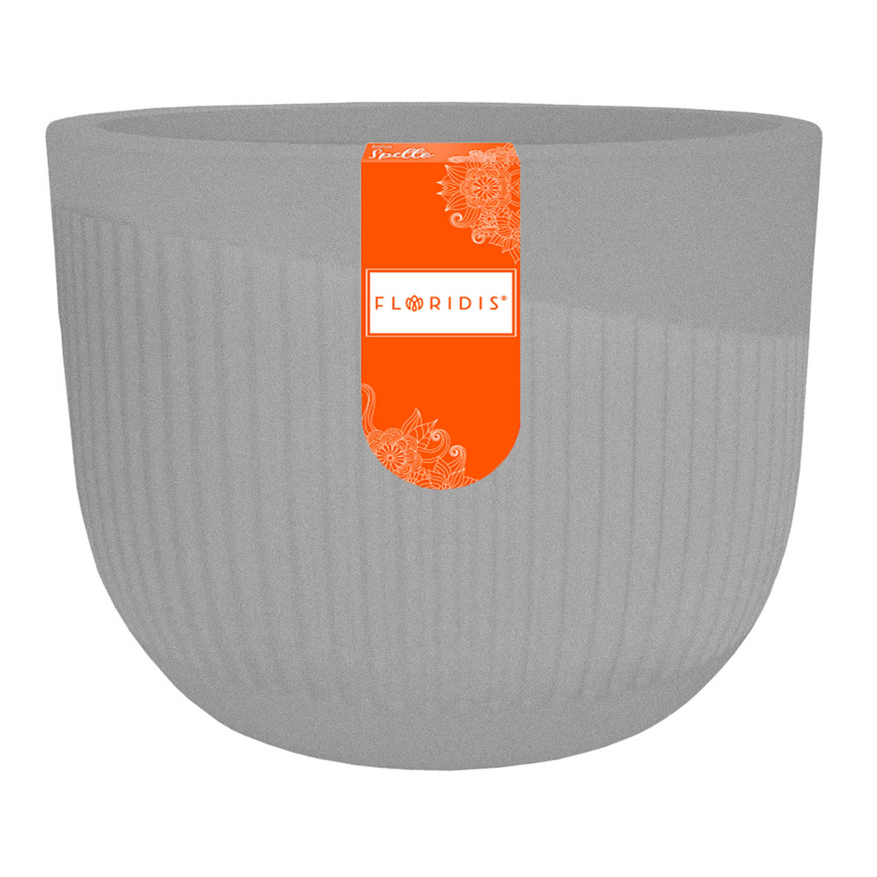 Spello Rischio Cement Outdoor Planter, Medium