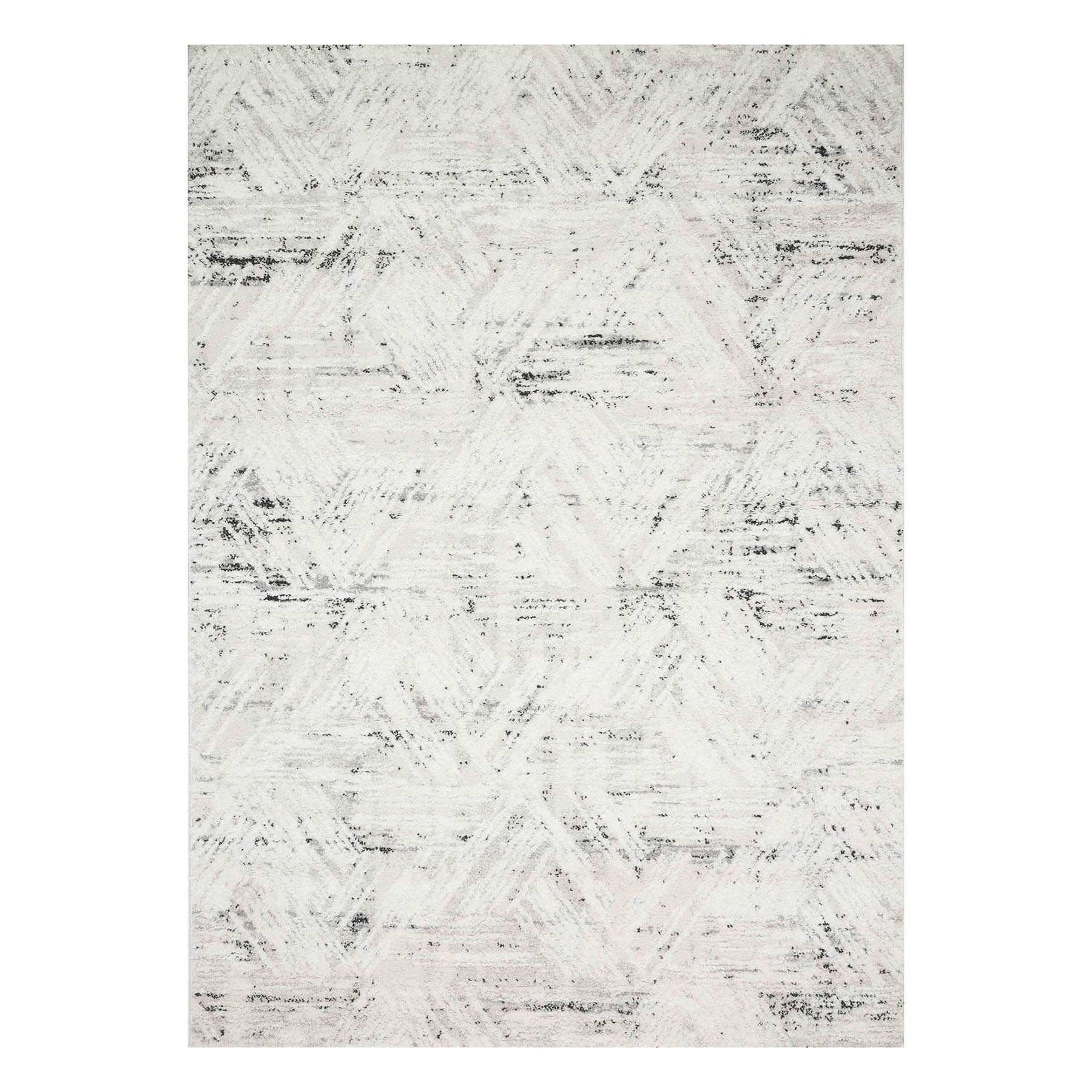 (B593) Boulder Ivory Area Rug, 5x7