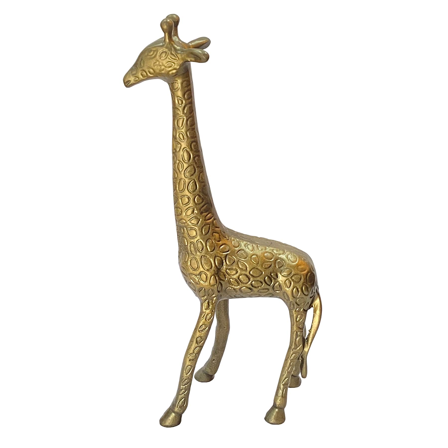 Metal Giraffe Figurine, 7.5x15