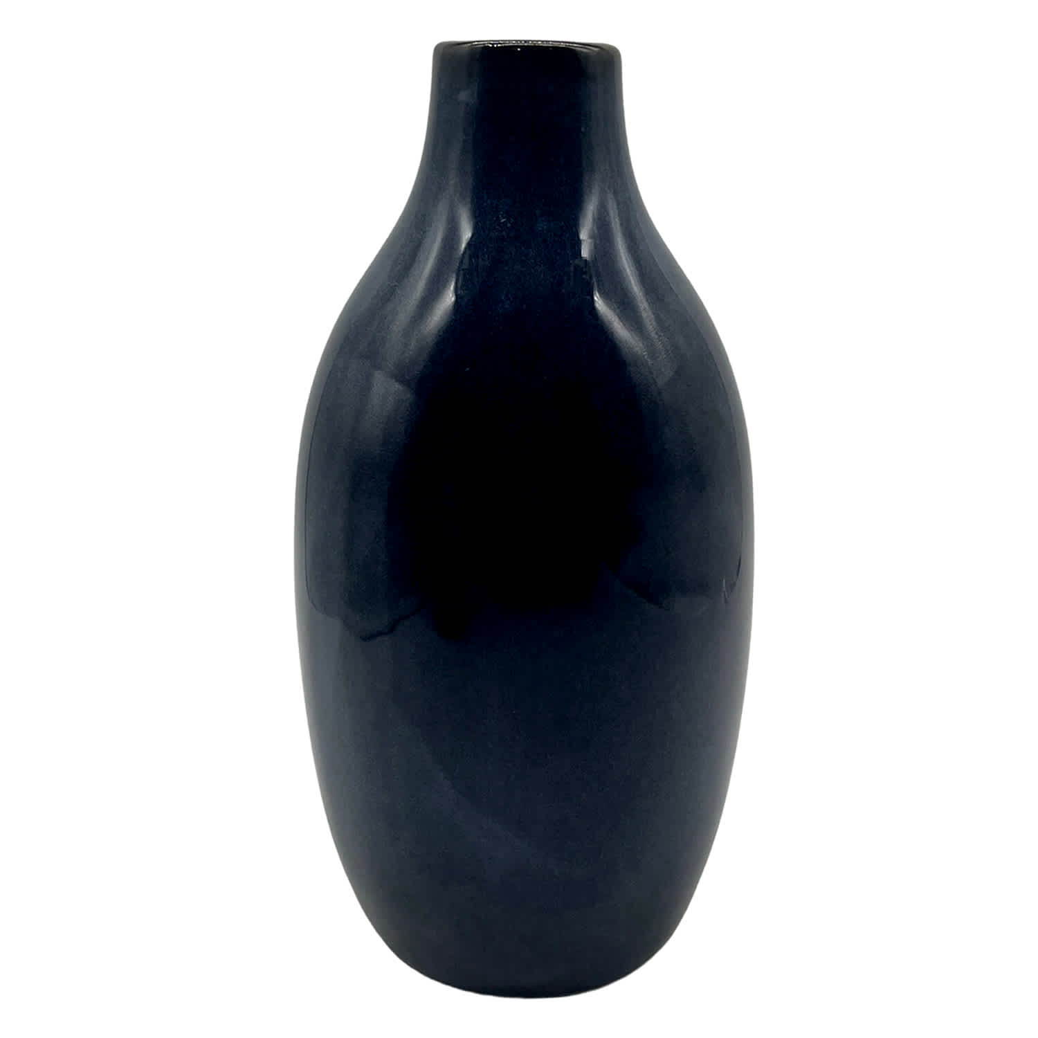 Honeybloom Blue Ceramic Vase, 7"