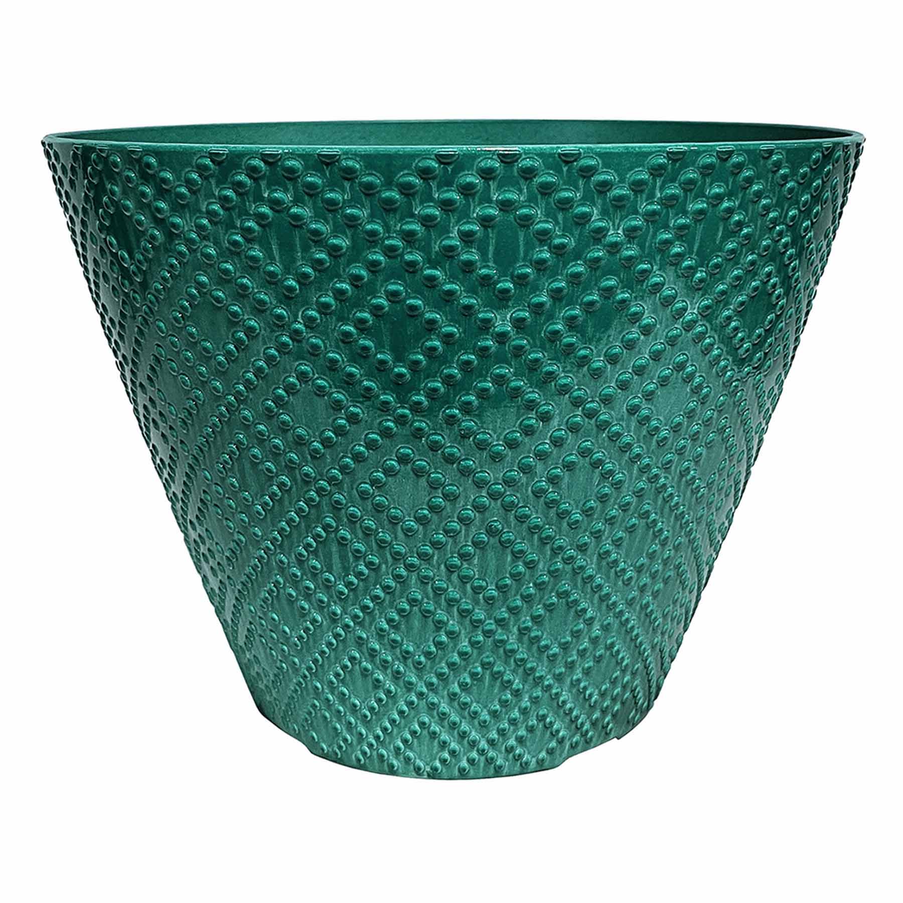 Libby Green Outdoor Planter, Medium