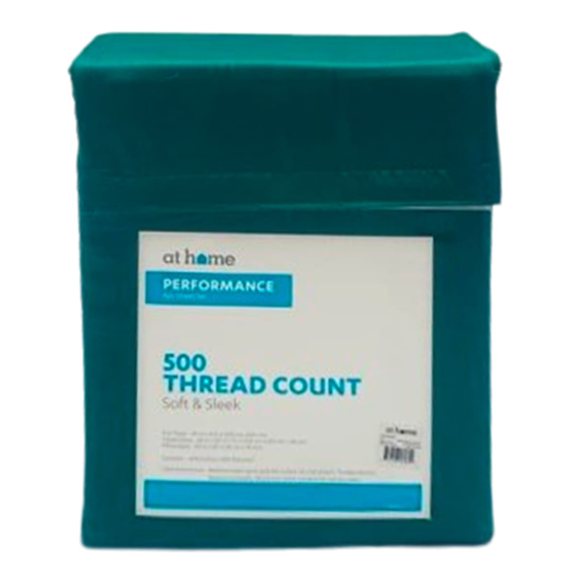 4-Piece Green 500 Thread Count Cotton Blend Sheet Set, Queen