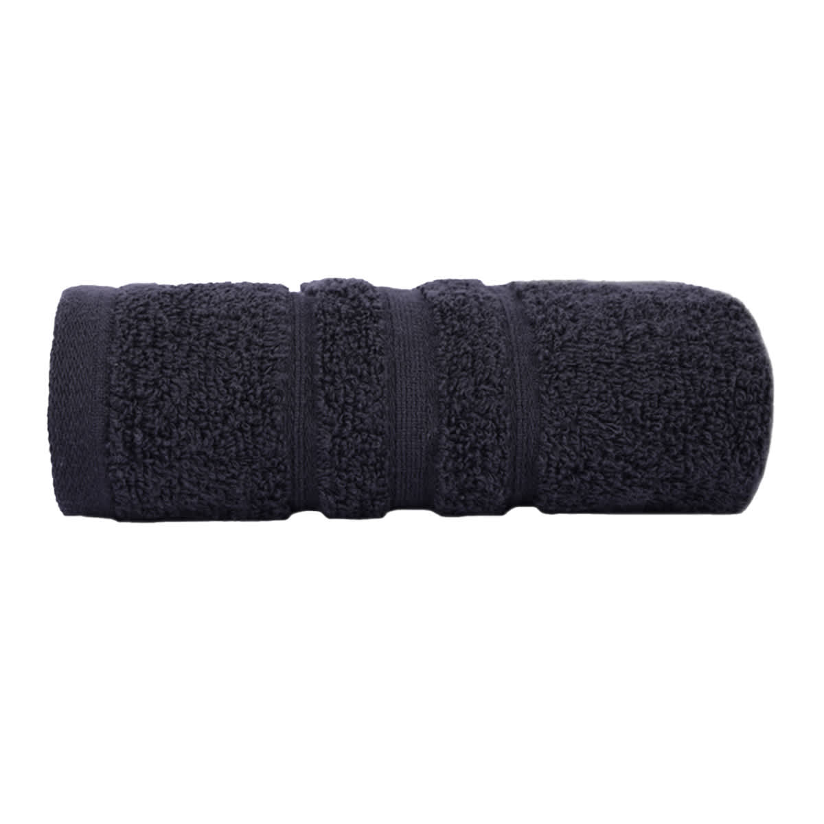 Essential Solid Black Hand Towel, 16x26