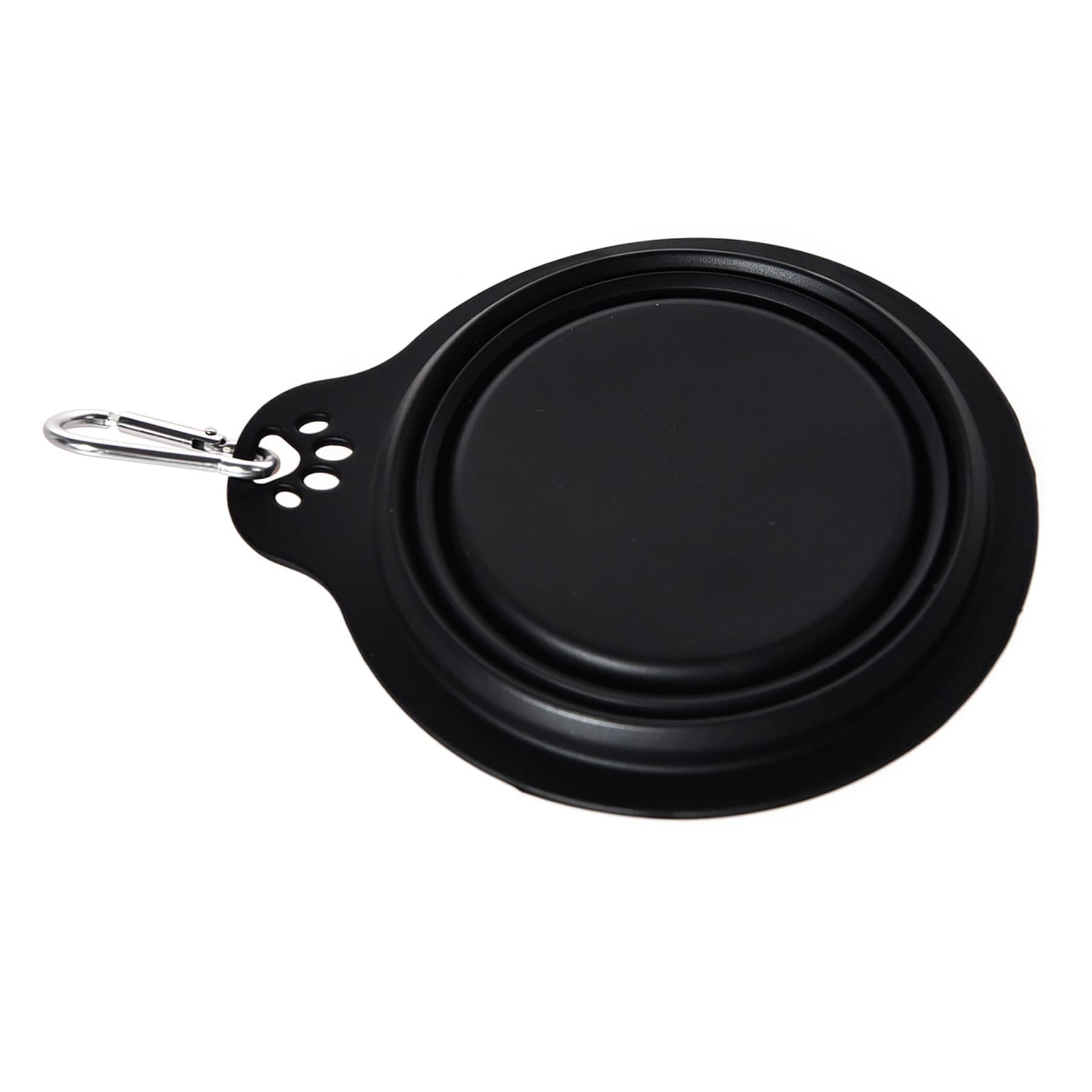 2-Cup Collapsible Pet Bowl, Black