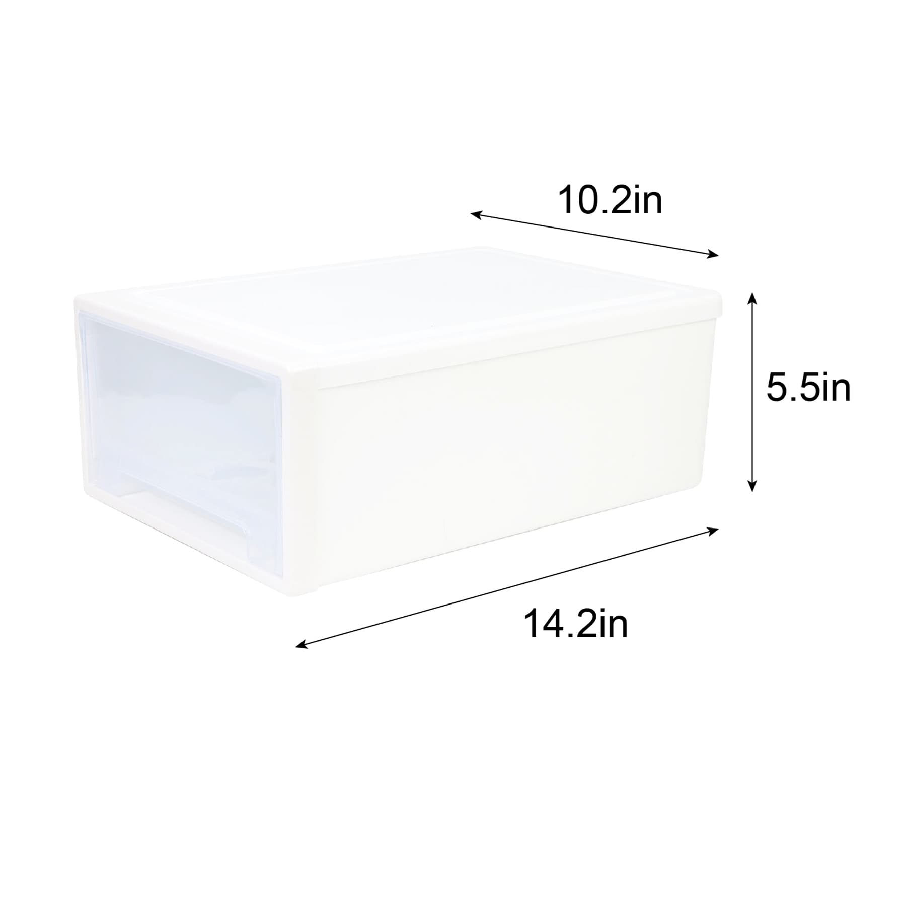 Small Clear Stackable Drawer