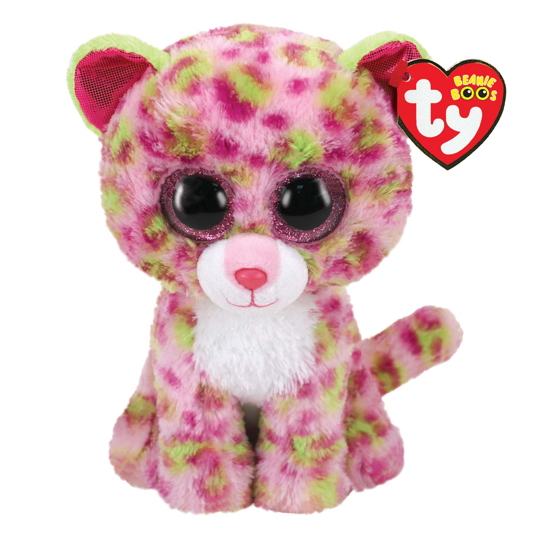 Ty Beanie Boos Lainey the Pink Leopard