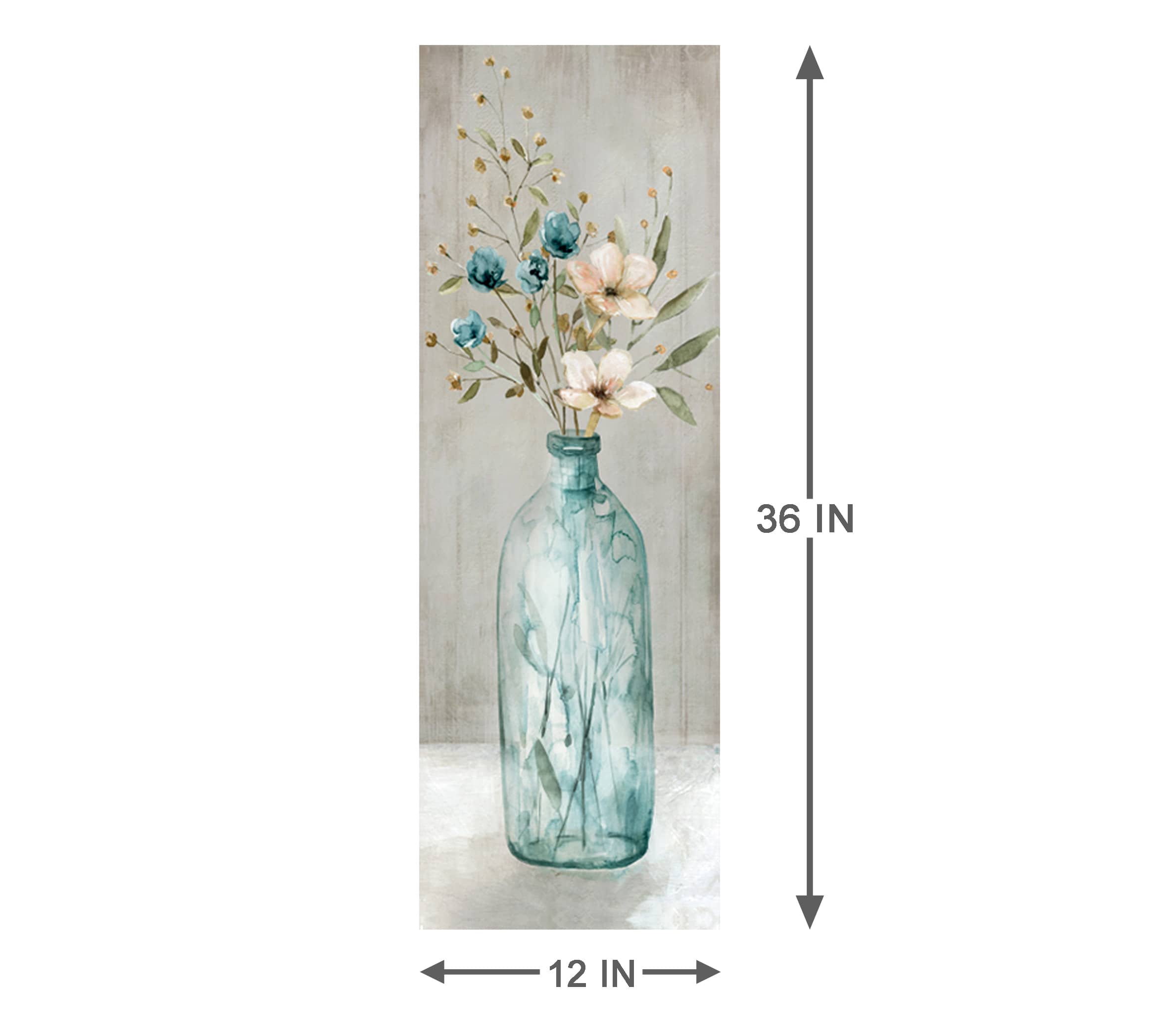 Provincial Bouquet I Canvas Wall Art, 12x36