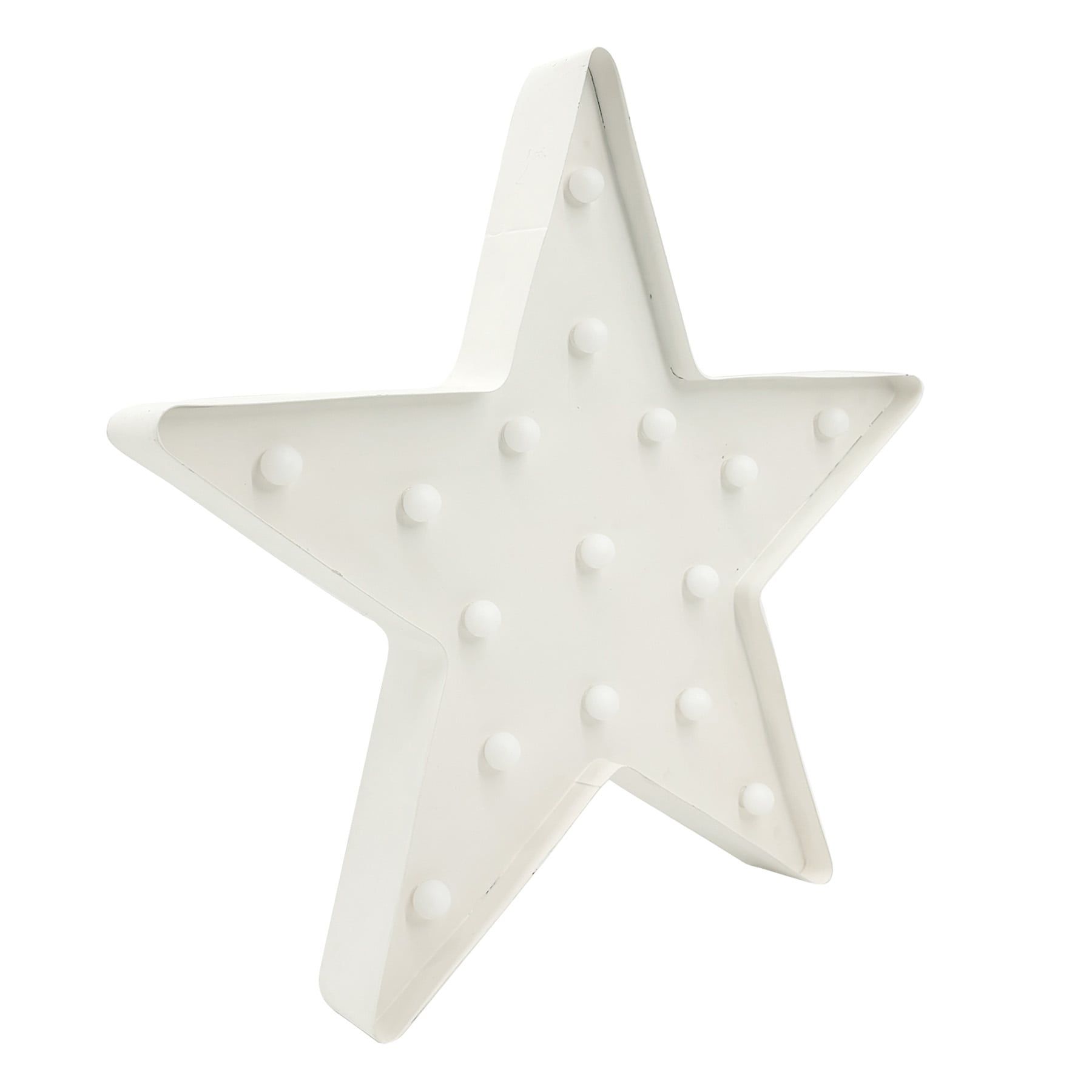 Patriotic LED White Star, 15"