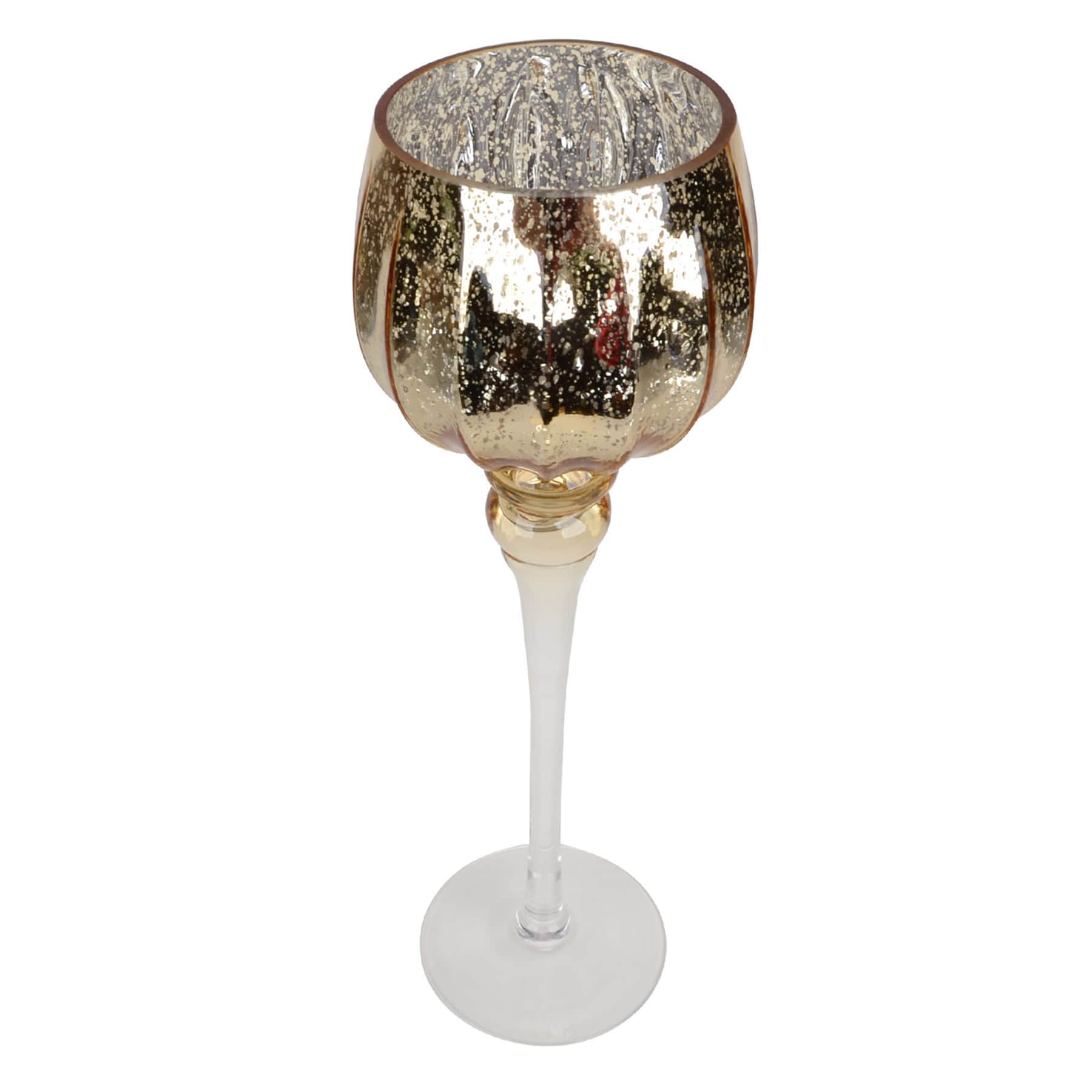 Providence Mercury Glass Votive Holder, 15.7"
