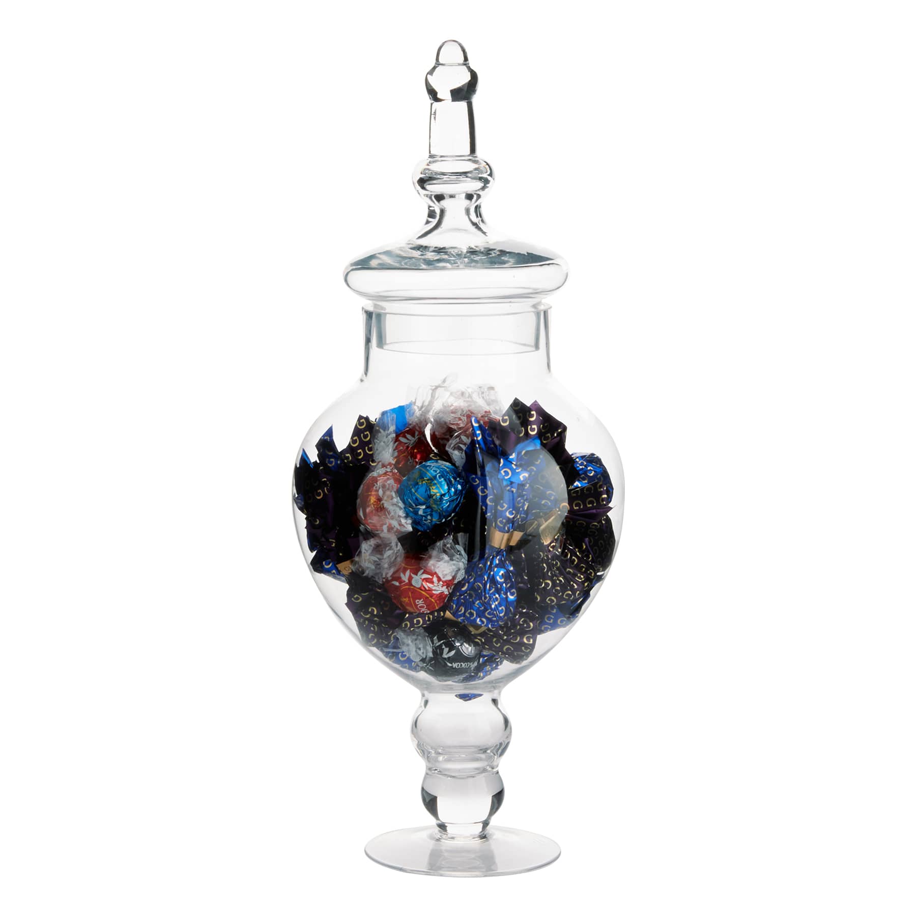 Clear Glass Apothecary Jar, 15"