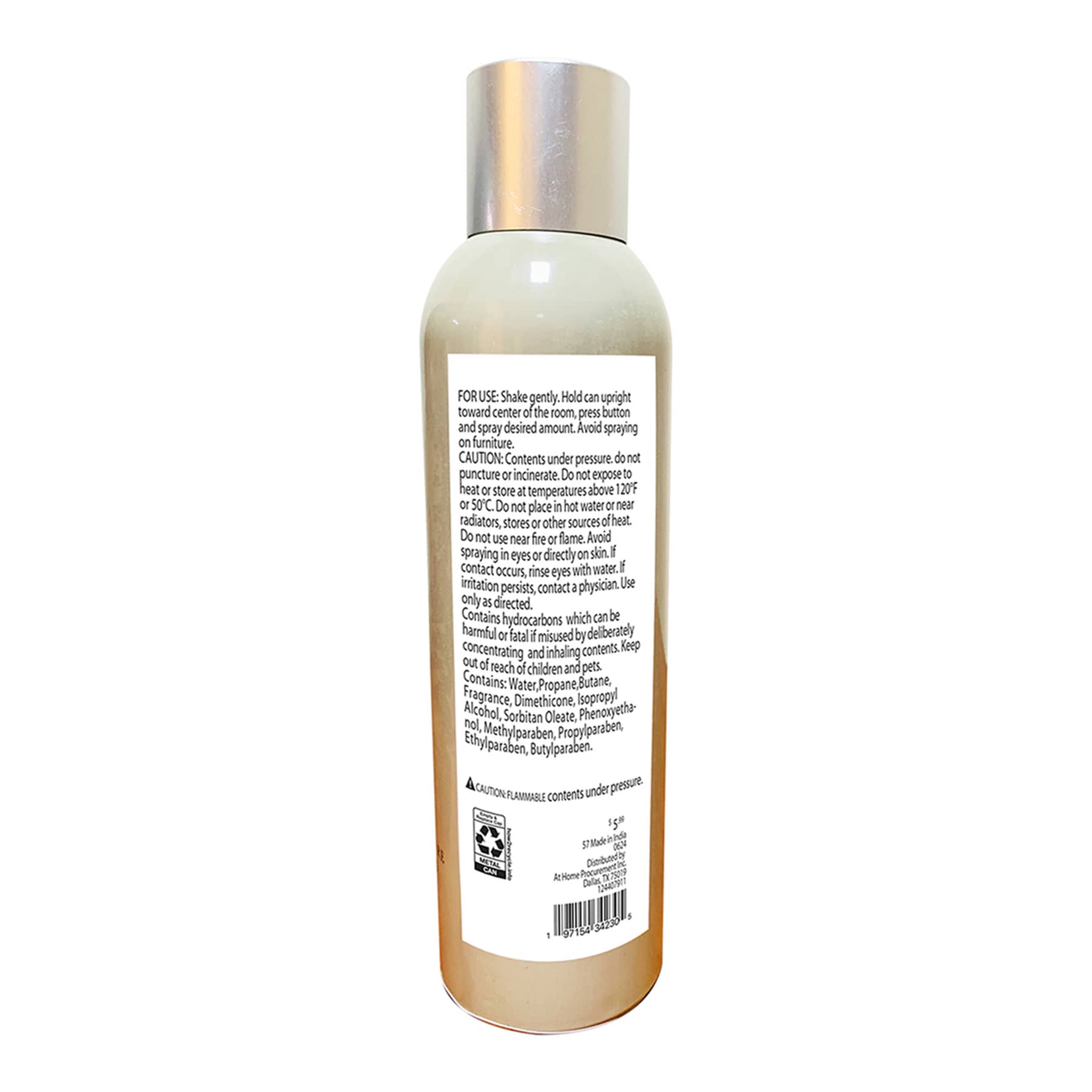 Sandalwood Vanilla Scented Room Spray, 7oz