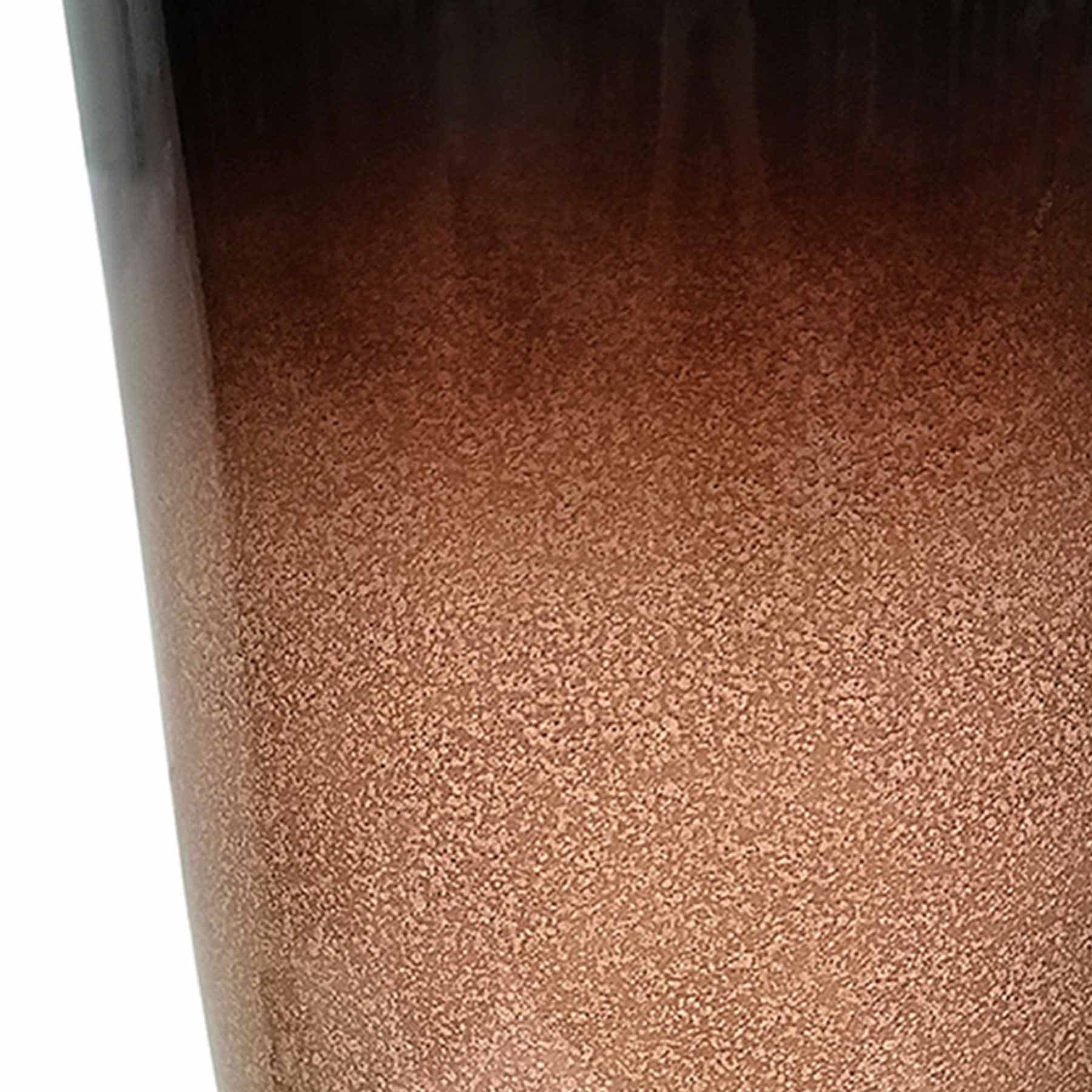 Nora Ombre Brown Outdoor Planter, Medium
