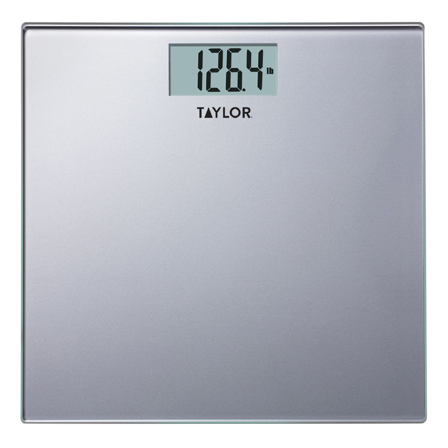 Silver Digital Glass Bathroom Scale