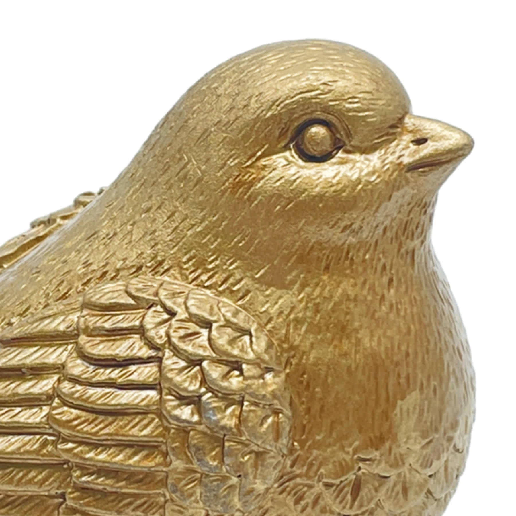 Providence Gold Resin Bird Table Decor, 4.7"